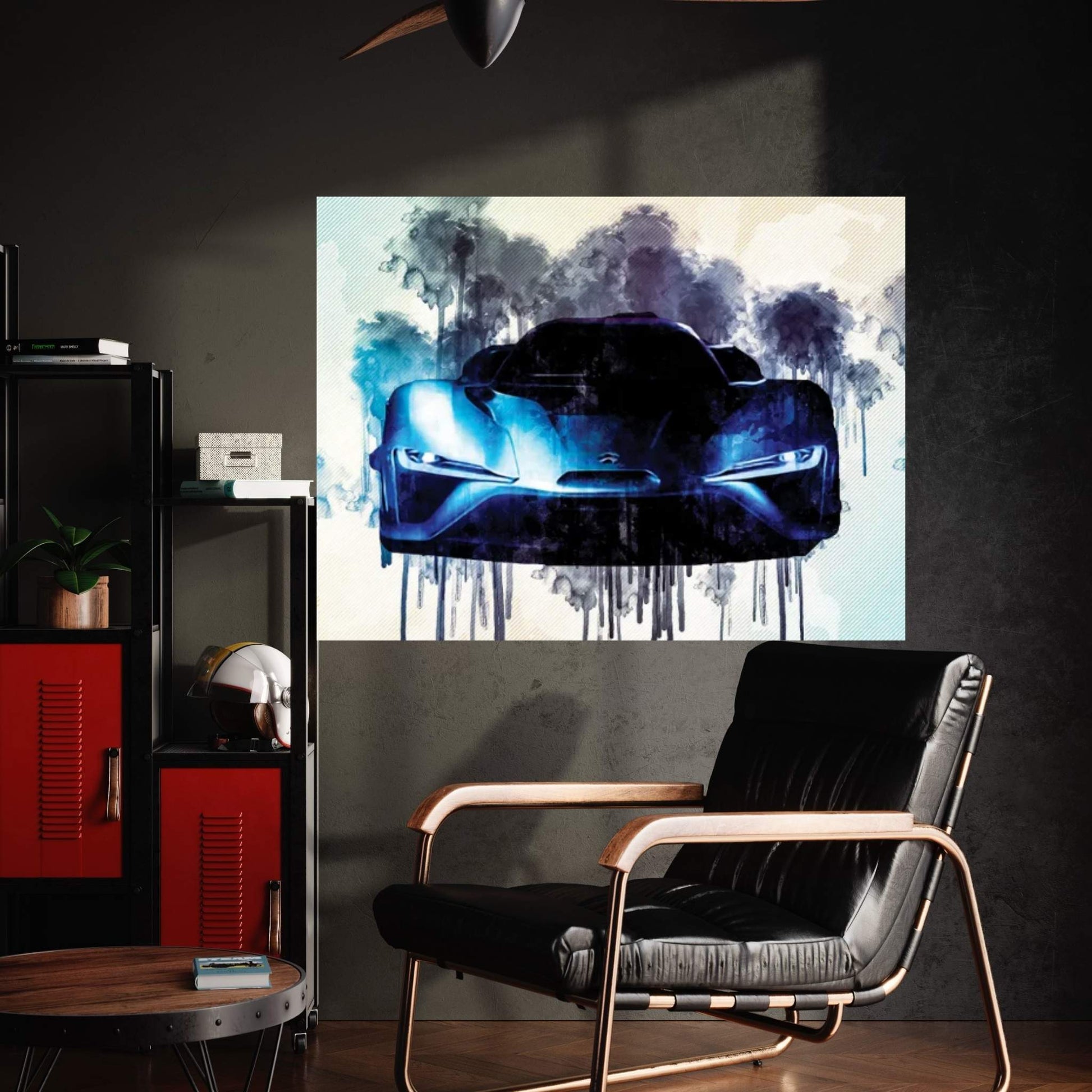 Nio Ep9 2019 Front View Exterior Hypercar Luxury Canvas Wall Art - Y Canvas