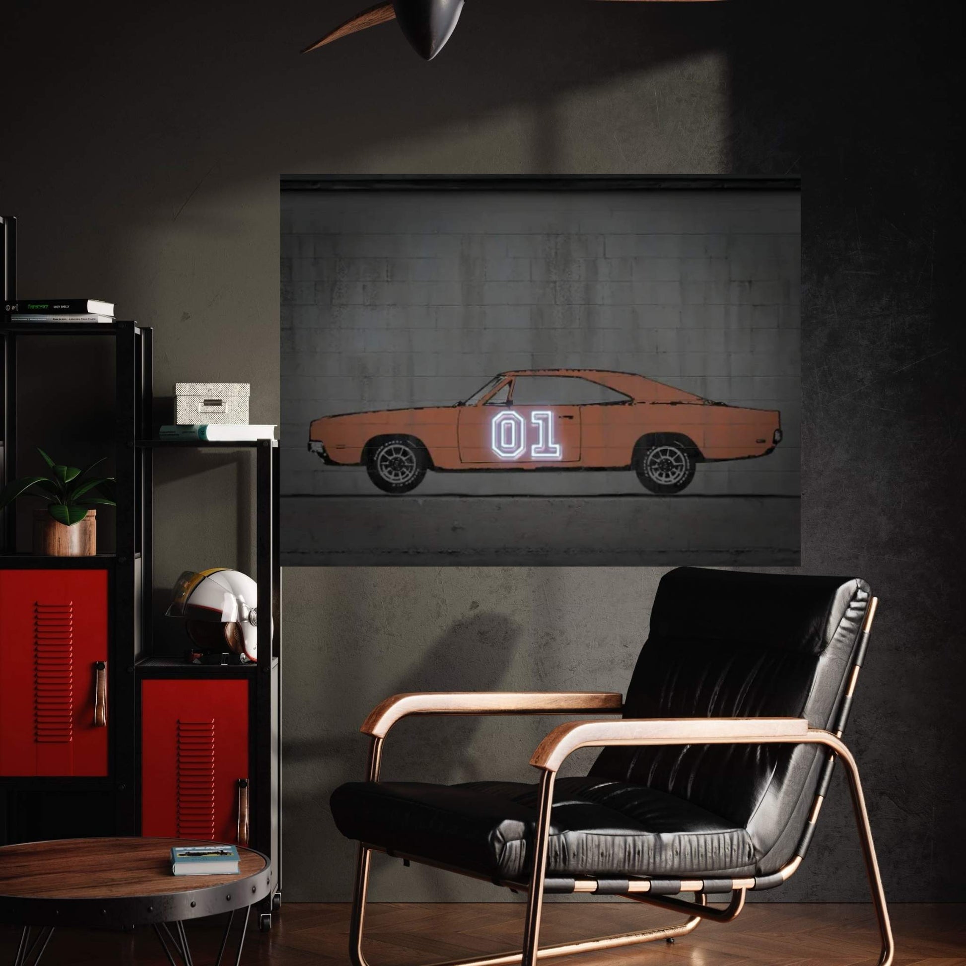 General Lee Canvas Wall Art - Y Canvas