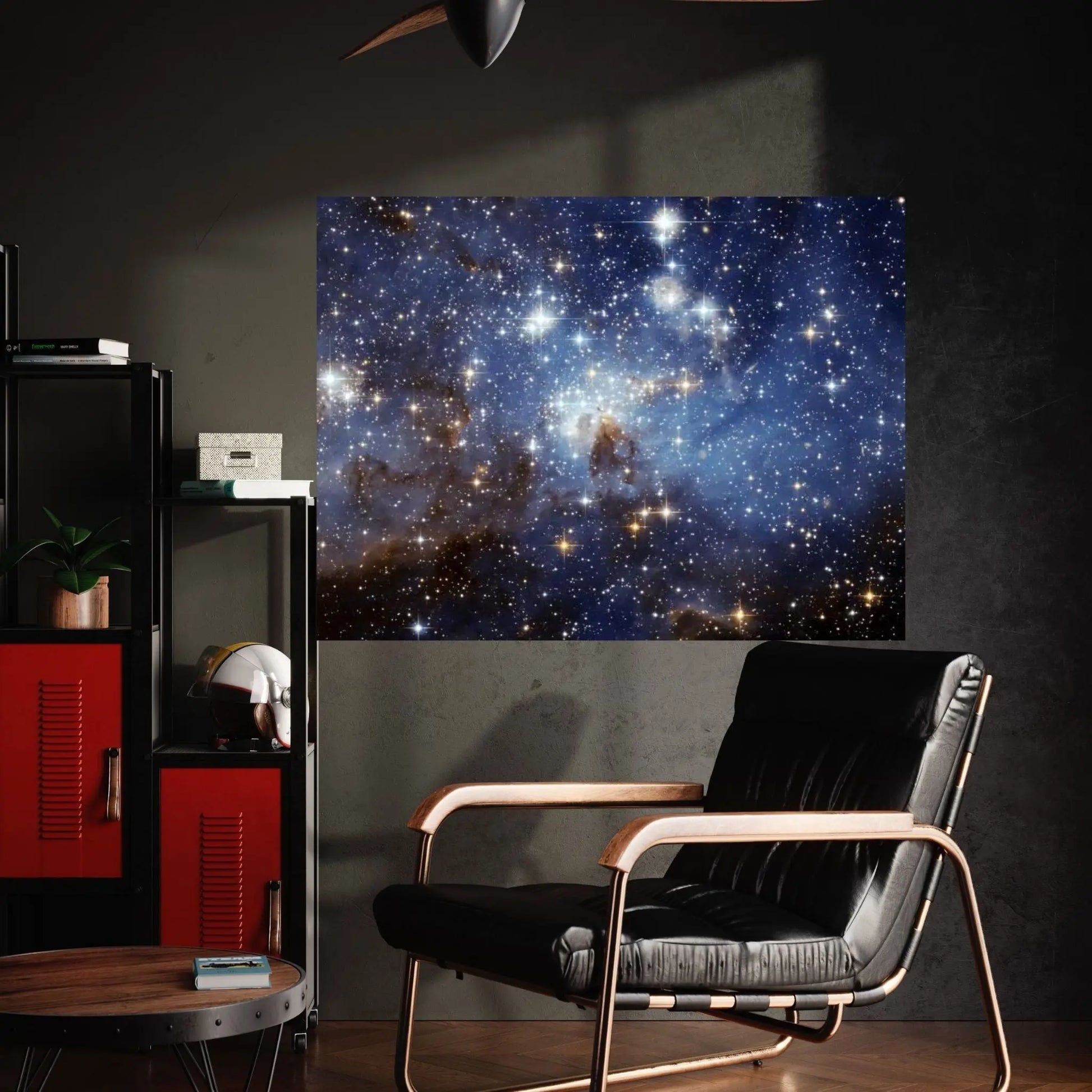 LH-95 Stellar Nursery (Hubble Space Telescope) Canvas Wall Art - Y Canvas