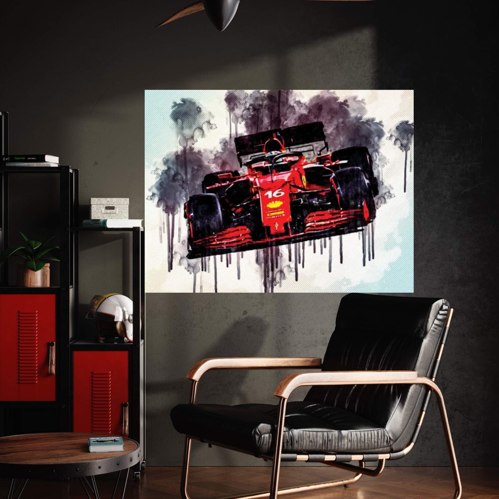 Ferrari Sf21 Charles Leclerc 2021 F1 Cars Formula 1 Ferrari Canvas Wall Art - Y Canvas