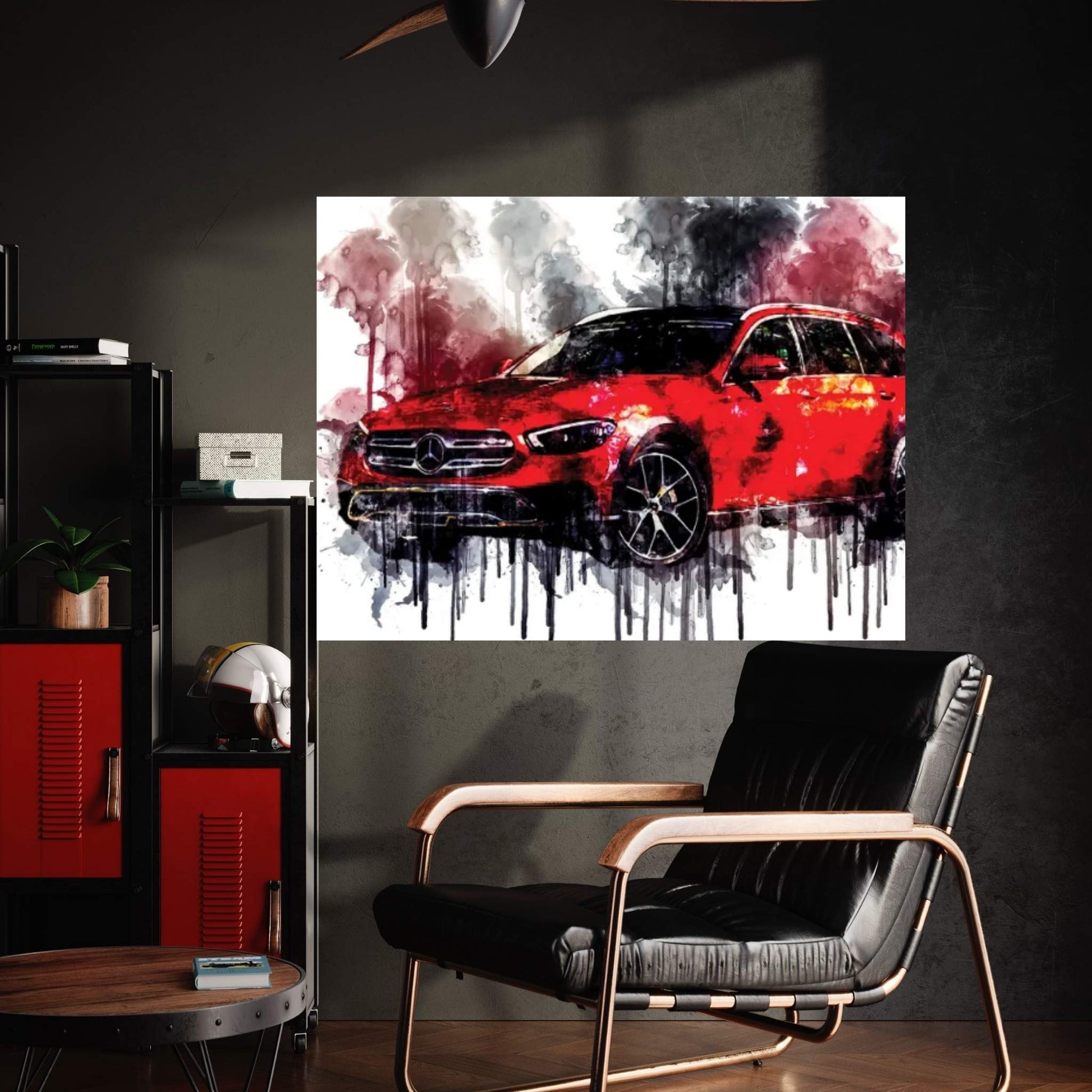 Car 2021 Mercedes-Benz E 450 4Matic All-Terrain Canvas Wall Art - Y Canvas