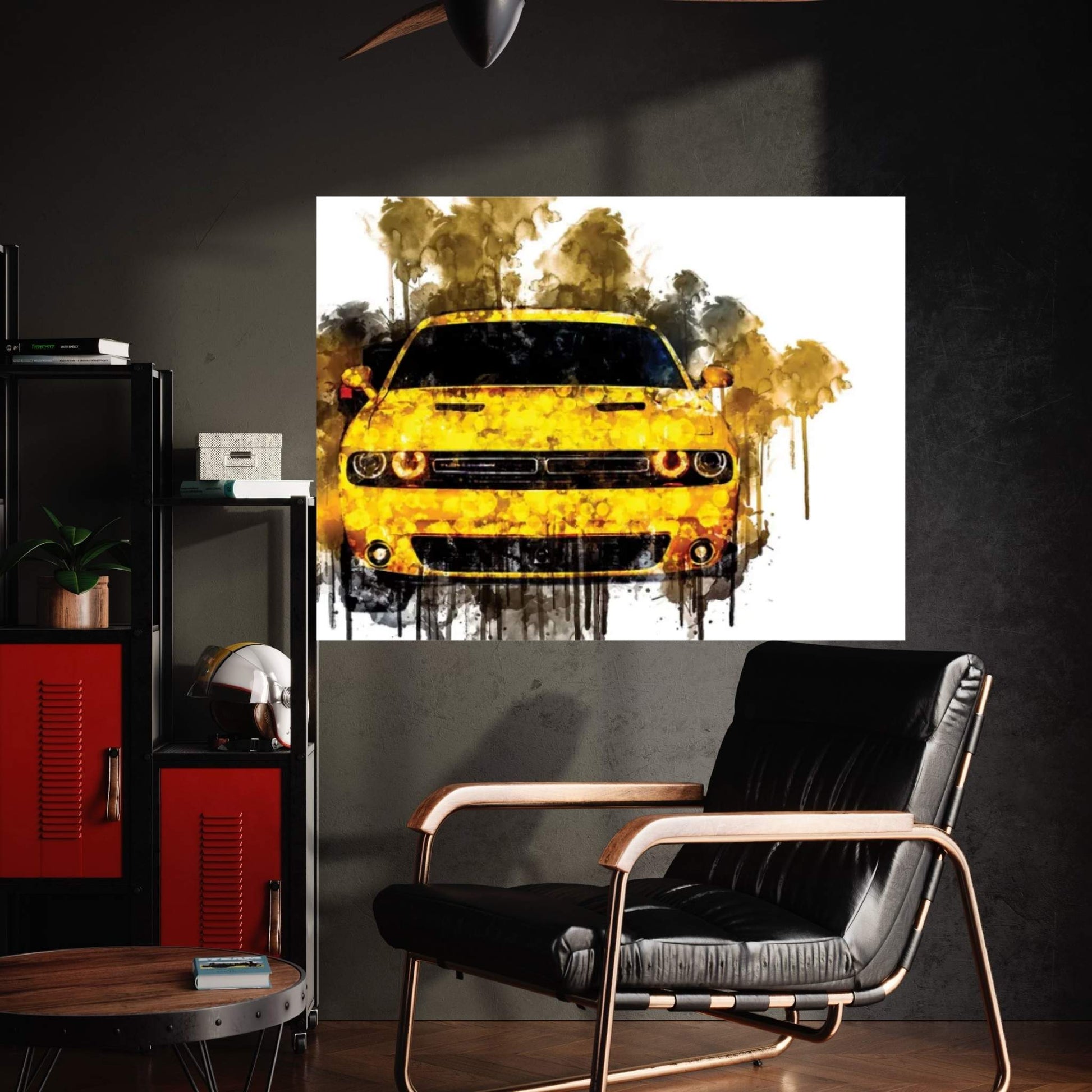 2017 Dodge Challenger GT AWD Canvas Wall Art - Y Canvas