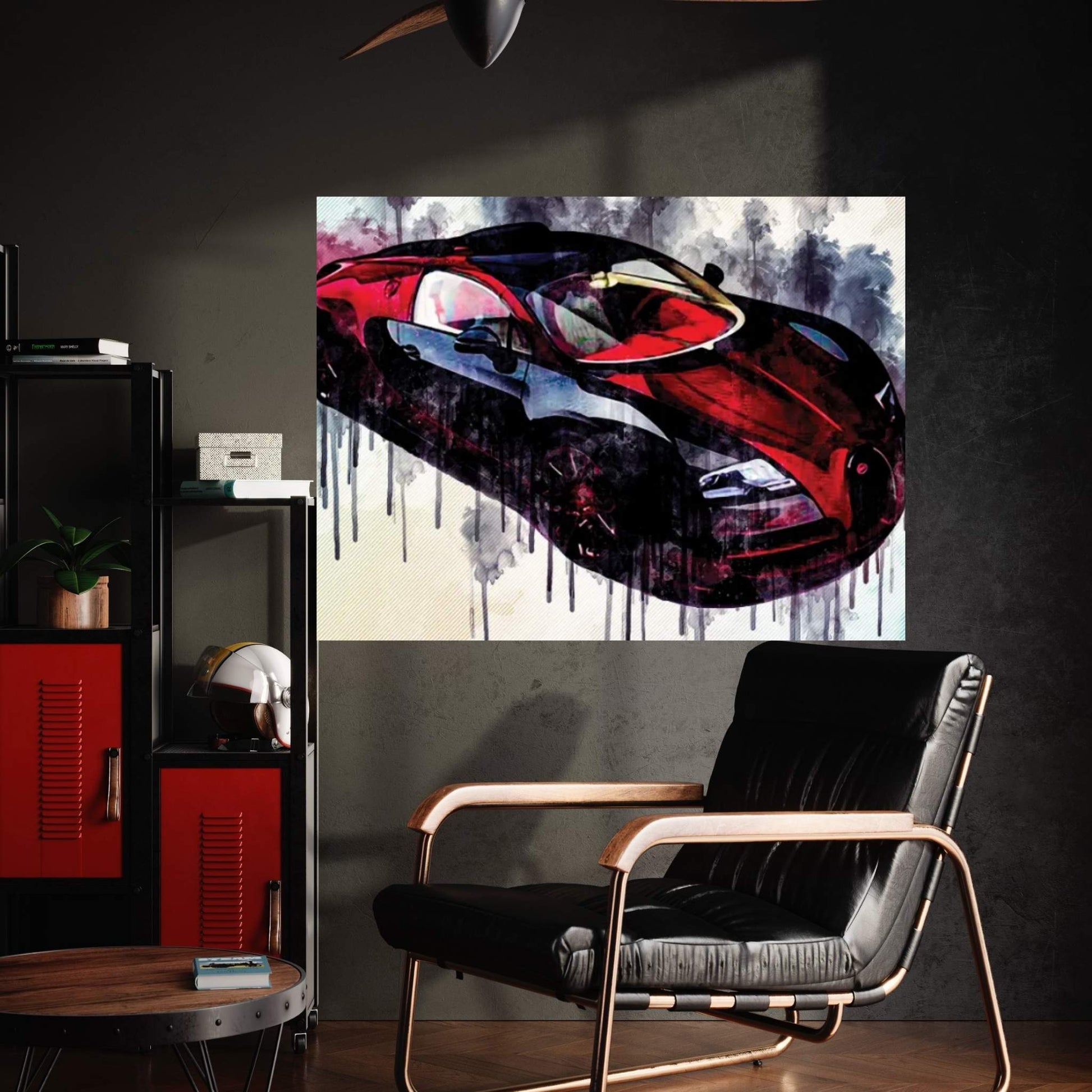 Bugatti Veyron Grand Sport Vitesse La Finale 2021 Hypercar Canvas Wall Art - Y Canvas