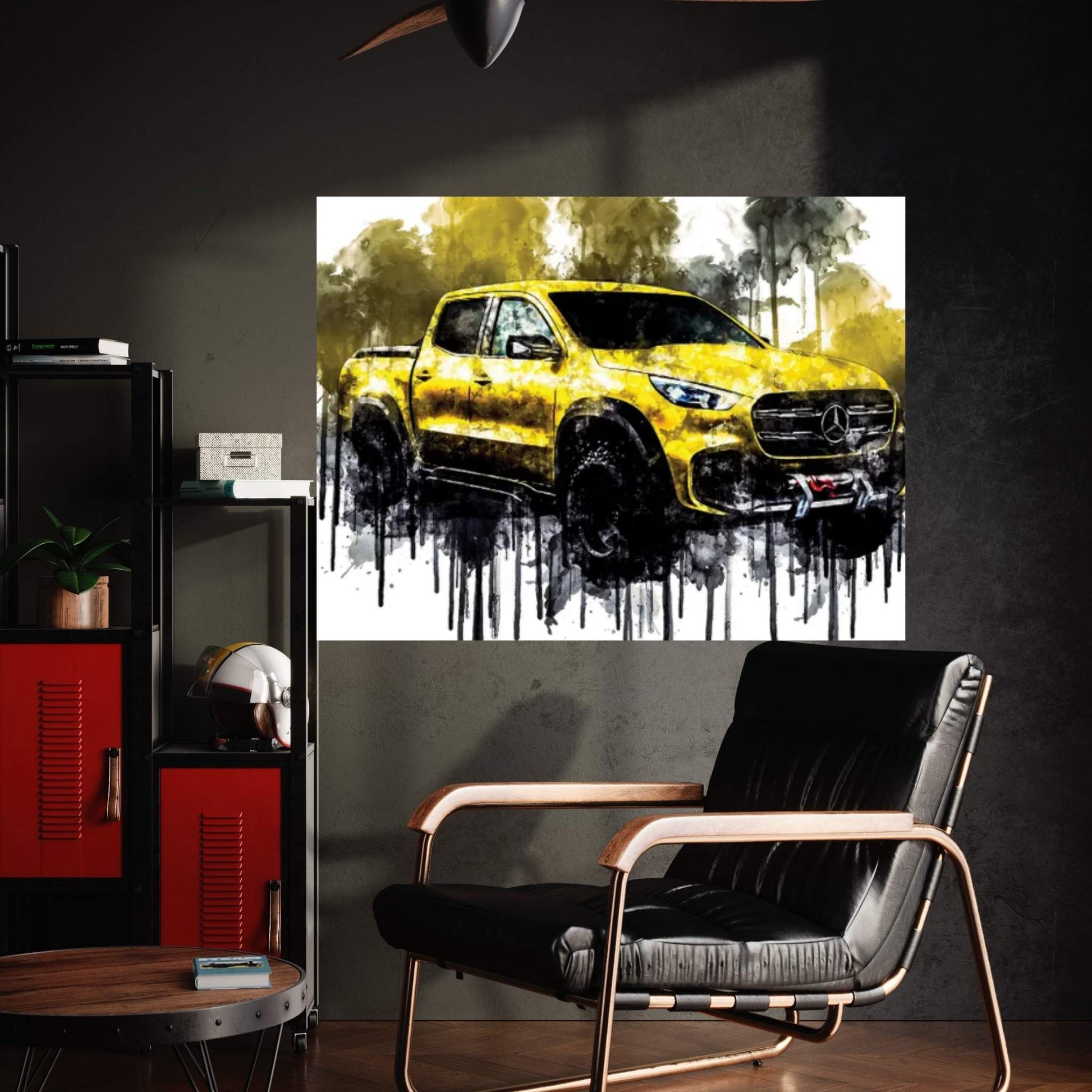 2017 Mercedes Benz Concept X Class Adventurer Pickup Vehicle CCIV Canvas Wall Art - Y Canvas