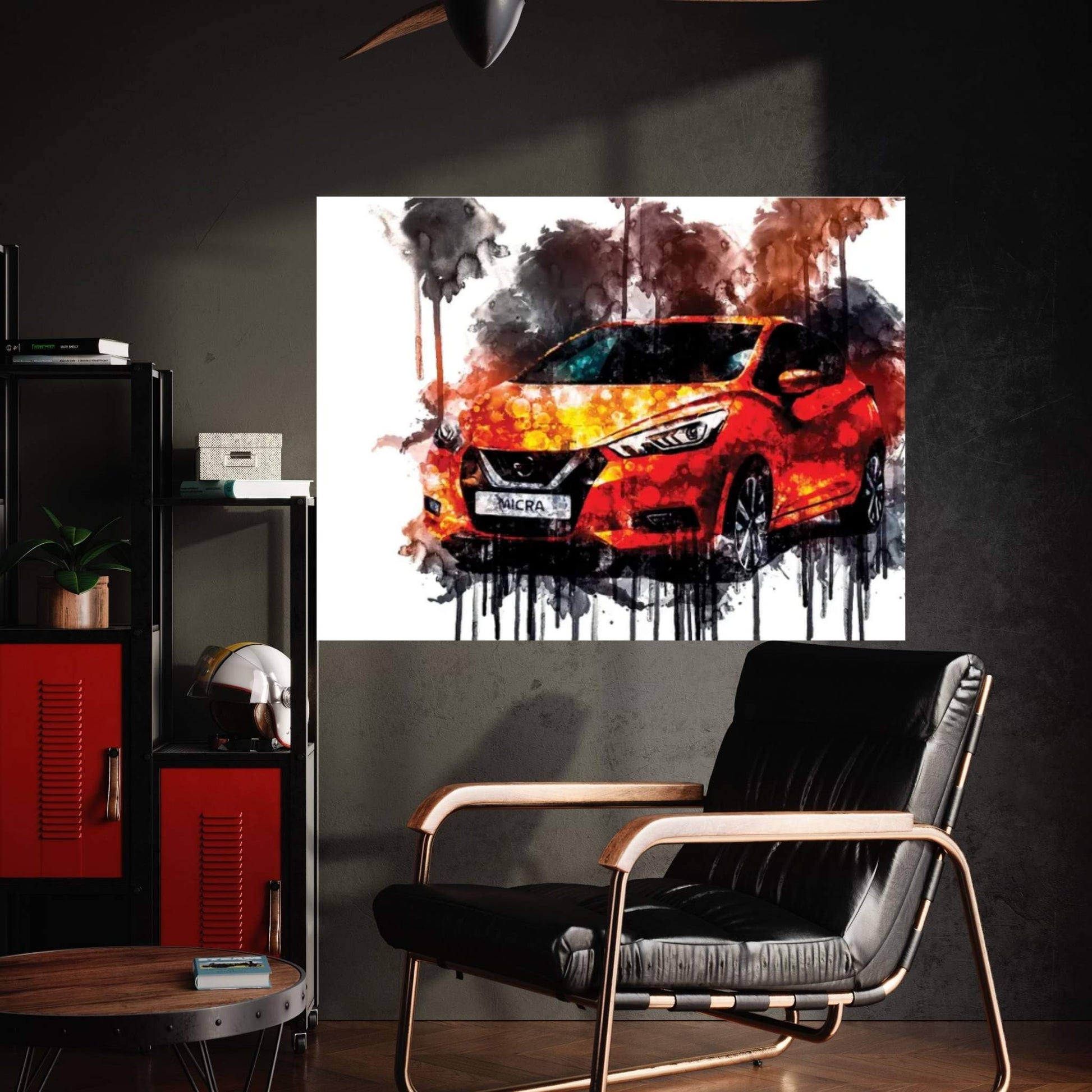 2017 Nissan Micra Gen5 Canvas Wall Art - Y Canvas