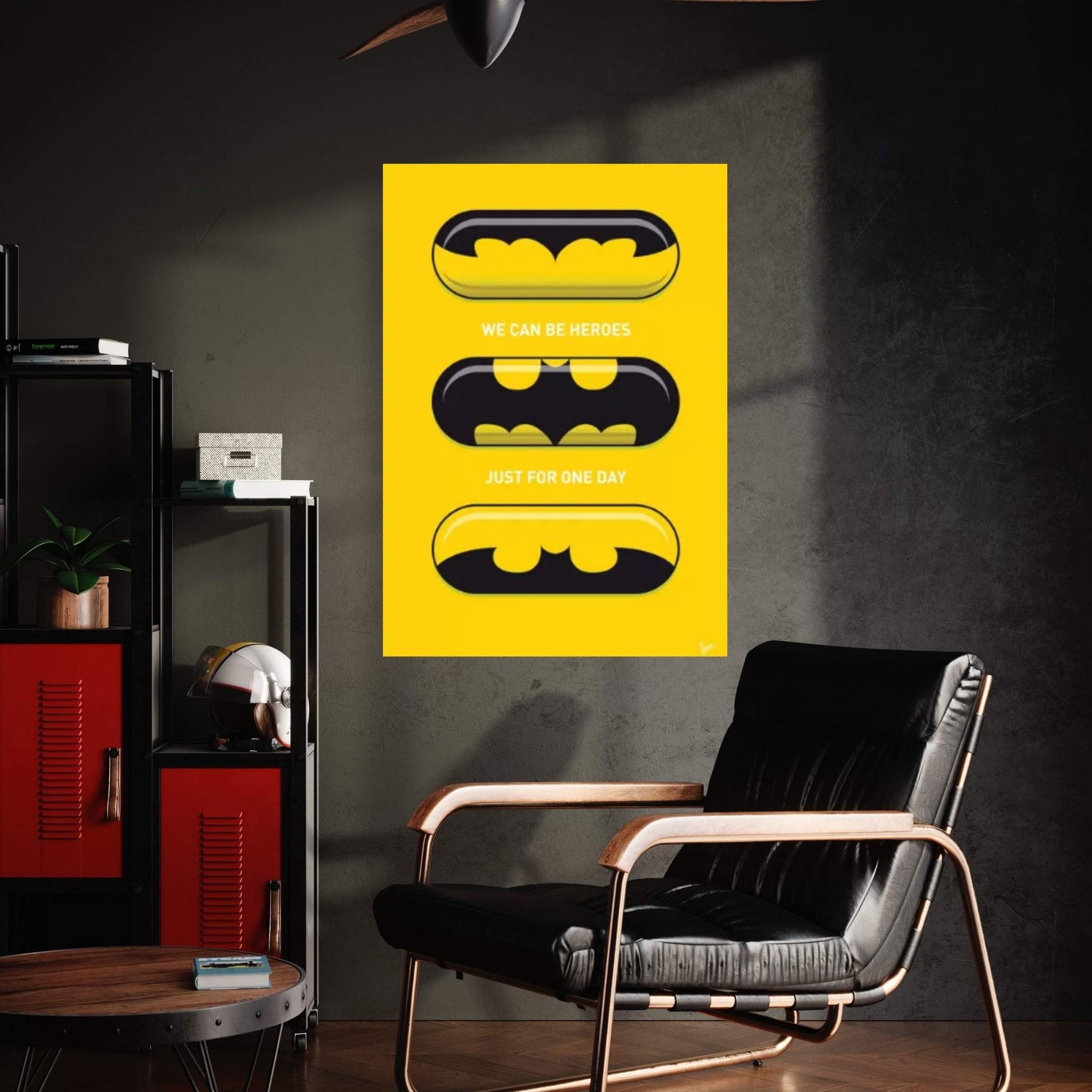 Superhero Pills Batman Canvas Wall Art - Y Canvas