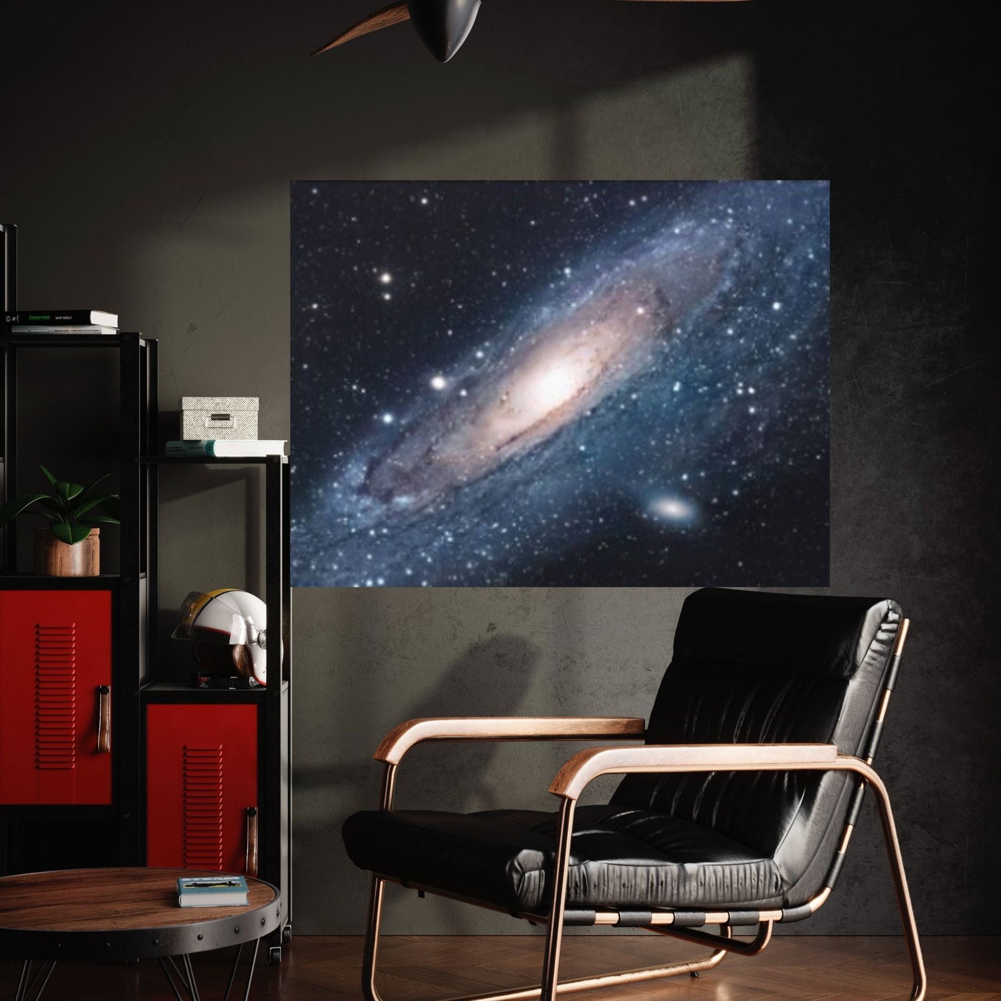 Andromeda Space Galaxy Canvas Wall Art - Y Canvas