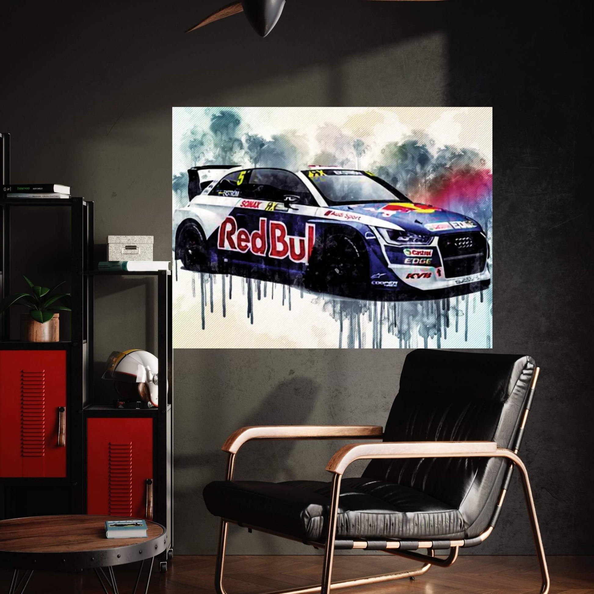 Audi S1 Eks Rx 2018 Quattro 2018 Fia World Rallycross Championship Racing Car Canvas Wall Art - Y Canvas