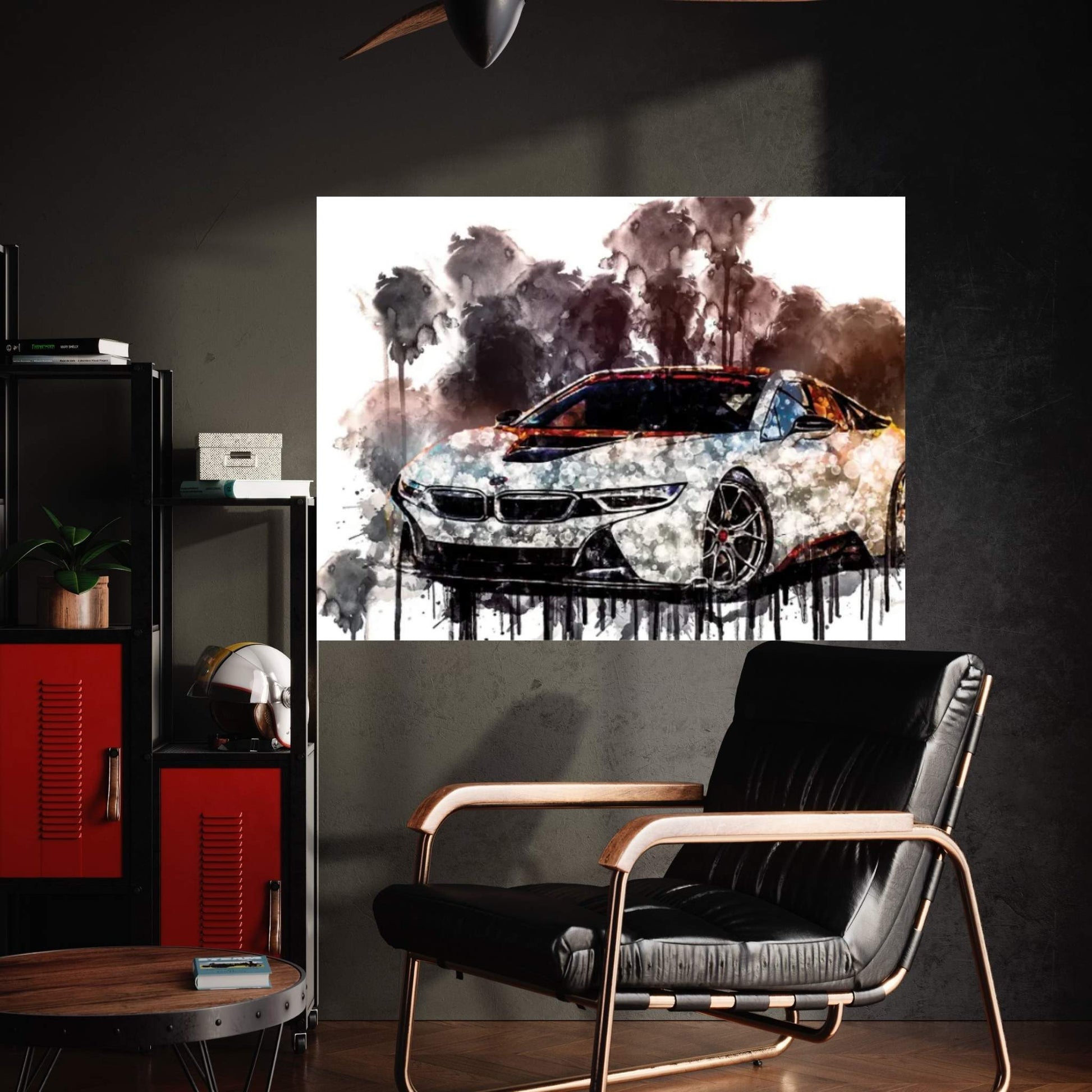 Car 2016 Vorsteiner BMW i8 V FF 103 Canvas Wall Art - Y Canvas