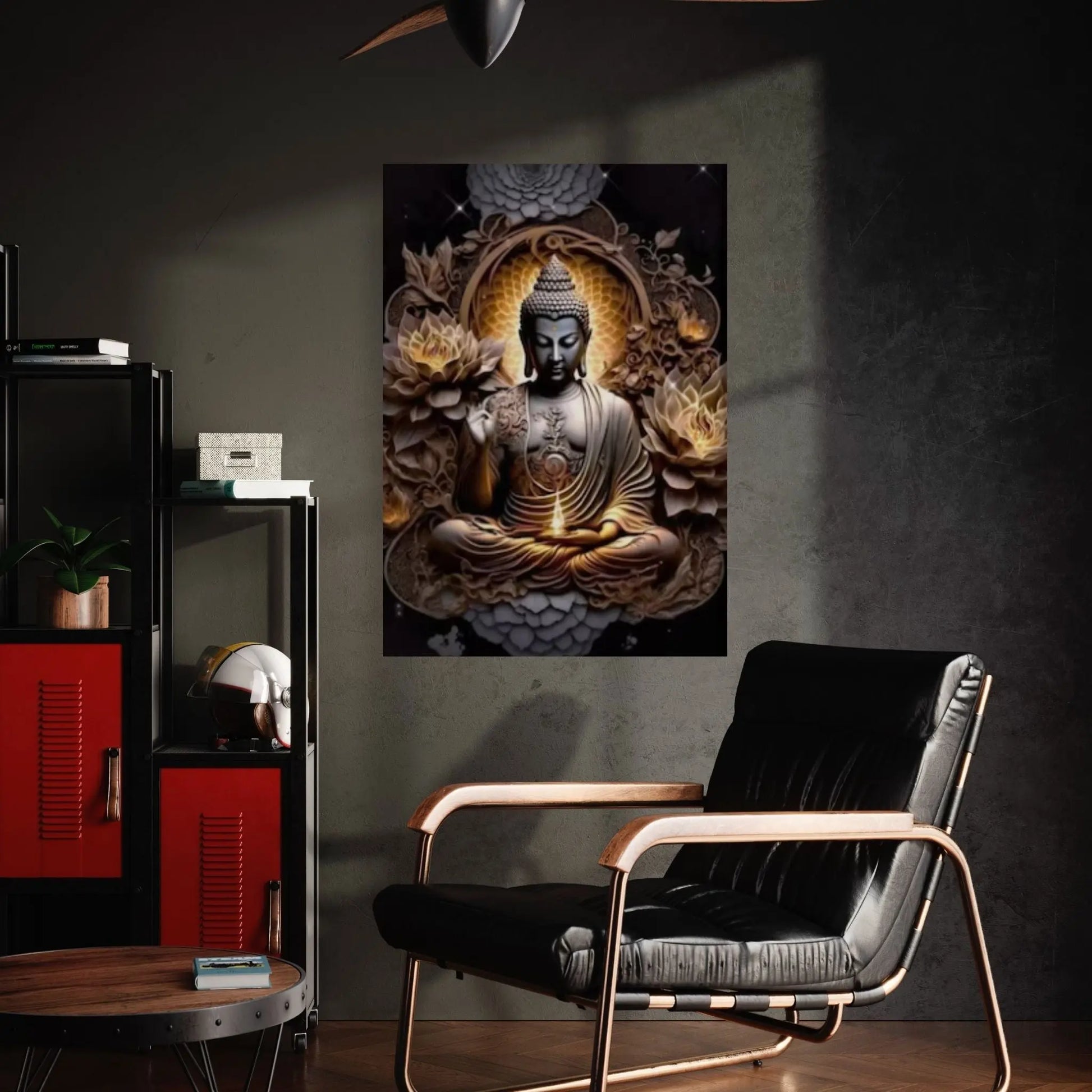 Buddha Buddhism Statue Canvas Wall Art Home Decor - Y Canvas