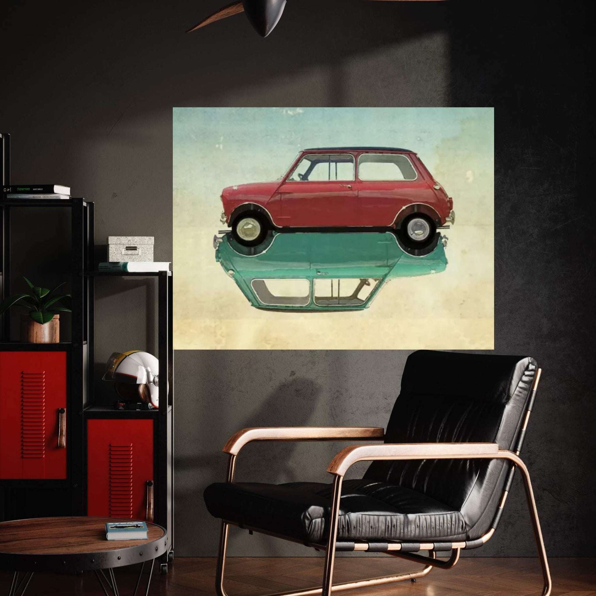 Car Mini Canvas Wall Art - Y Canvas