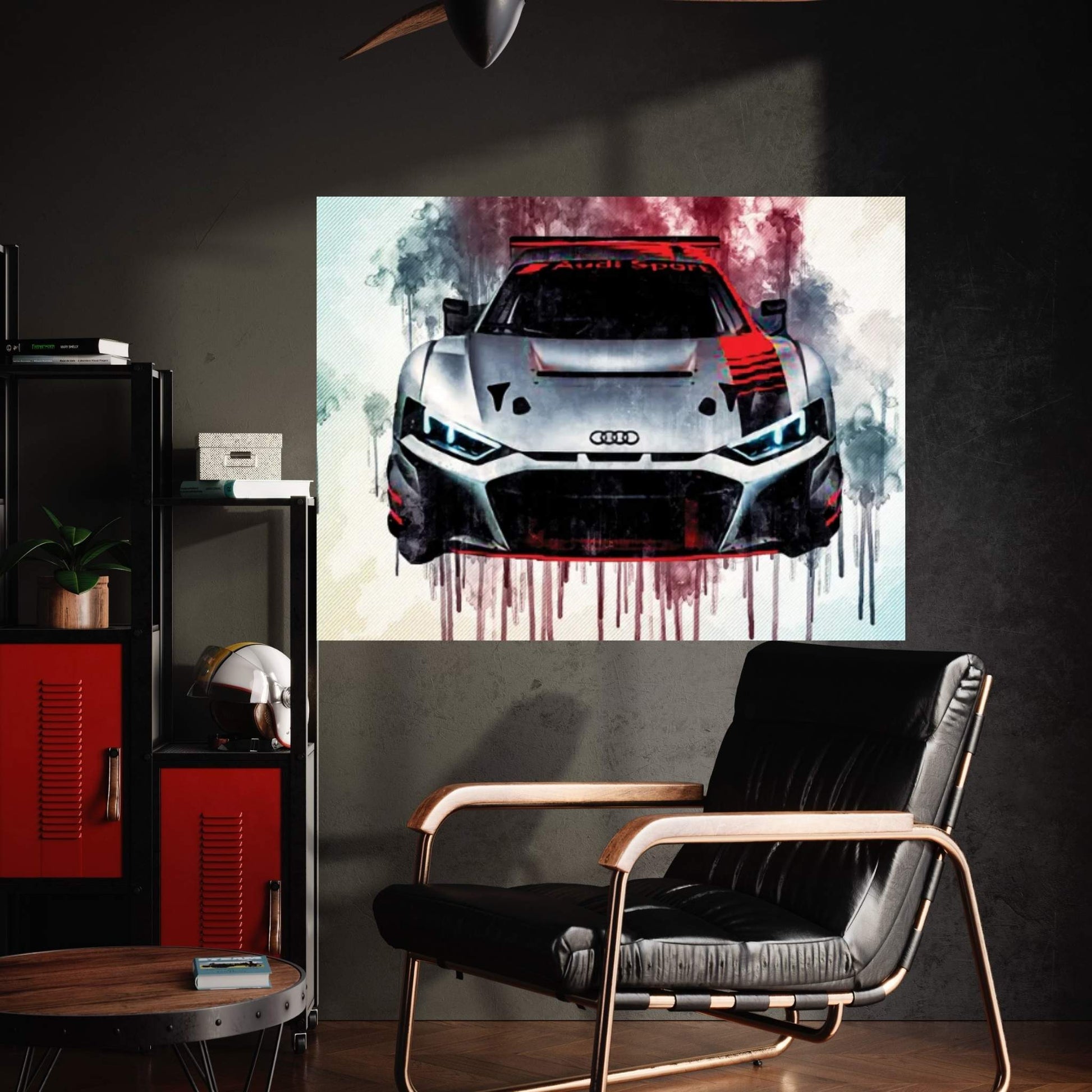 2020 Audi R8 Lms Gt4 Front View Canvas Wall Art - Y Canvas