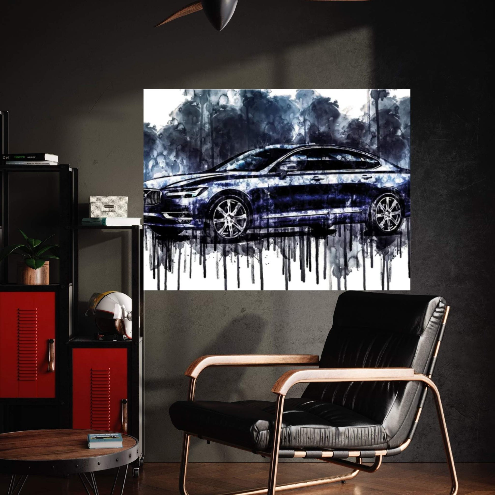 2017 Volvo S90 Canvas Wall Art - Y Canvas