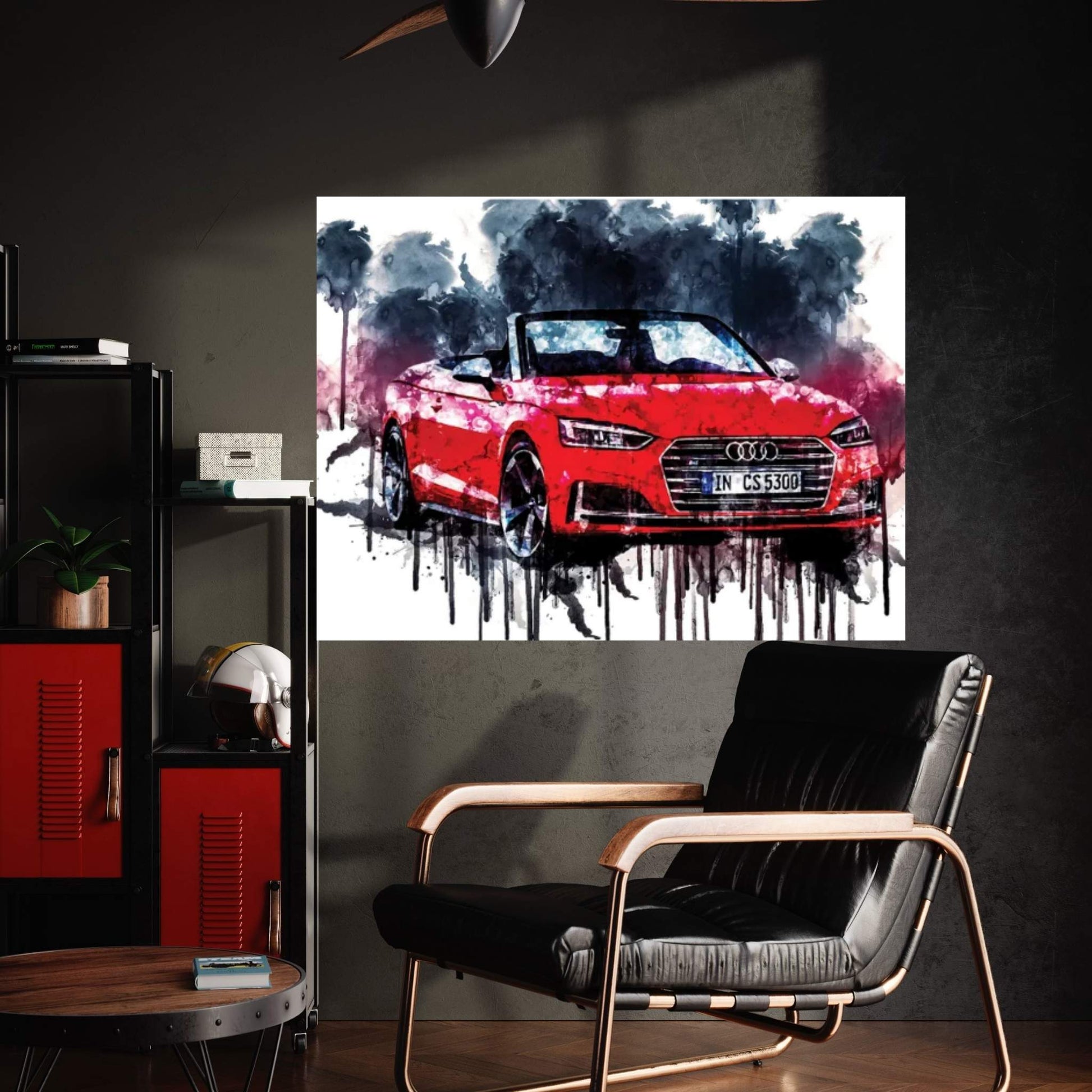 2017 Audi S5 Cabriolet Canvas Wall Art - Y Canvas