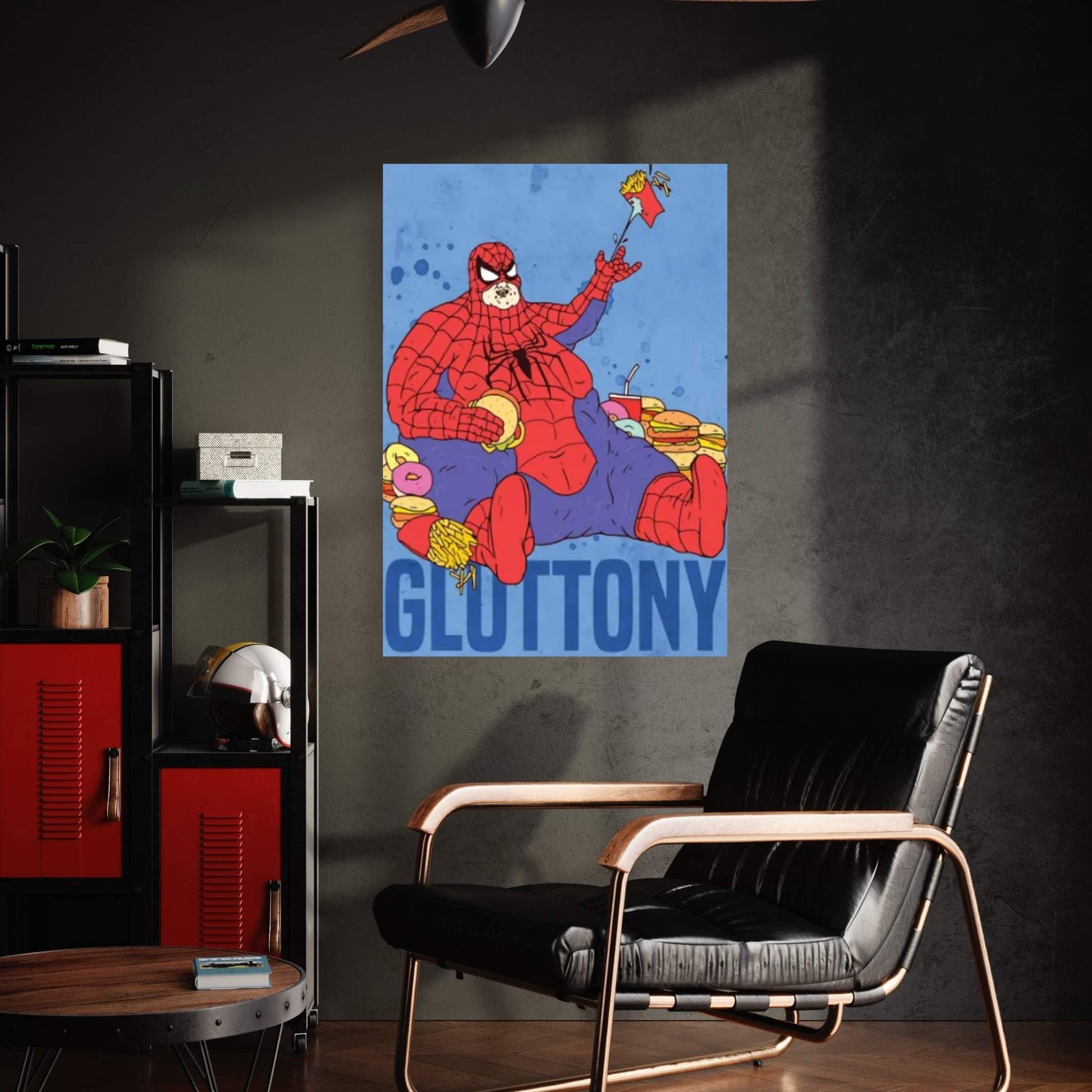 Gluttony Canvas Wall Art - Y Canvas