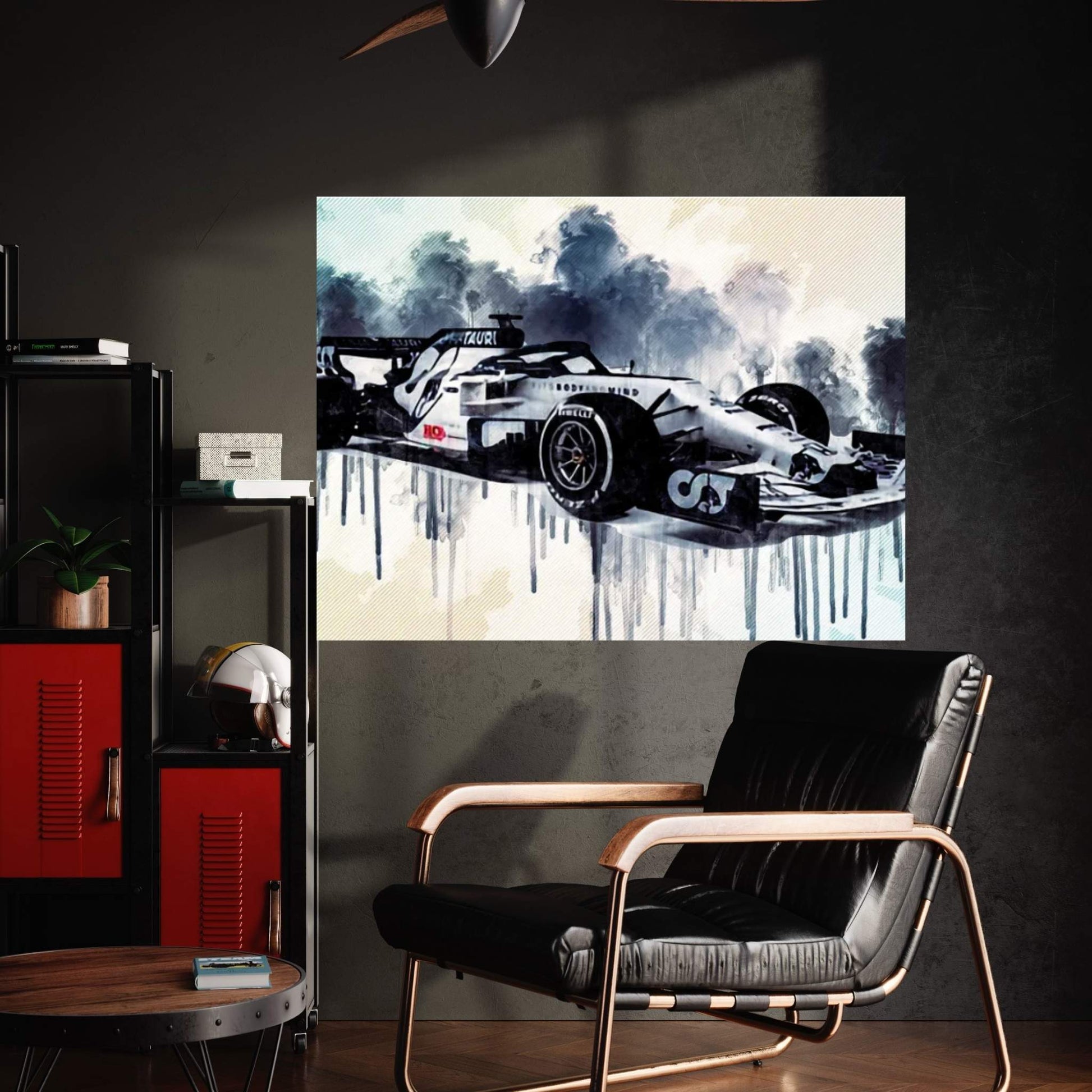 Alphatauri AT01 Cars Formula 1 Scuderia Alphatauri F1 Cars Scuderia Honda Canvas Wall Art - Y Canvas