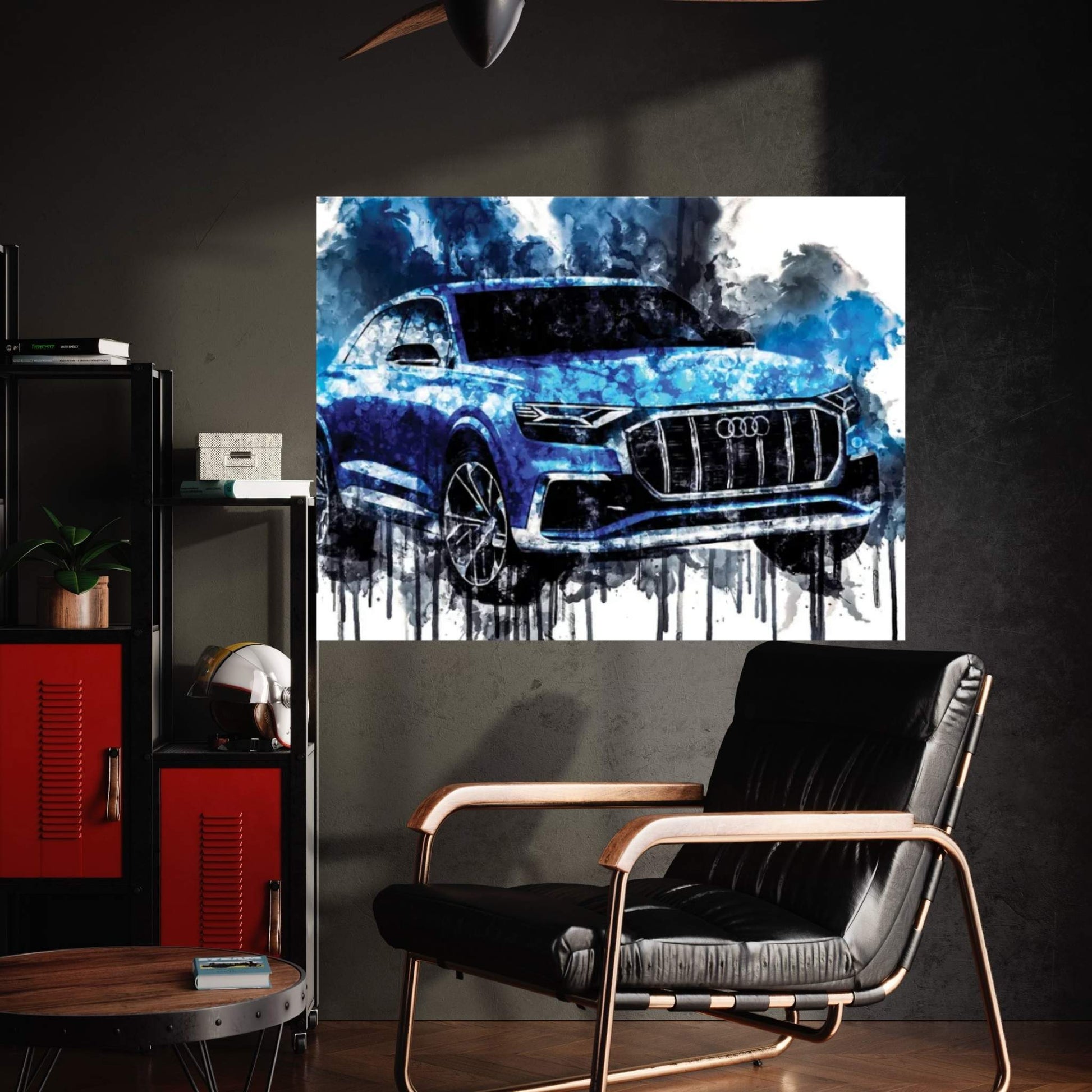 2018 Audi Q8 Concept Canvas Wall Art - Y Canvas