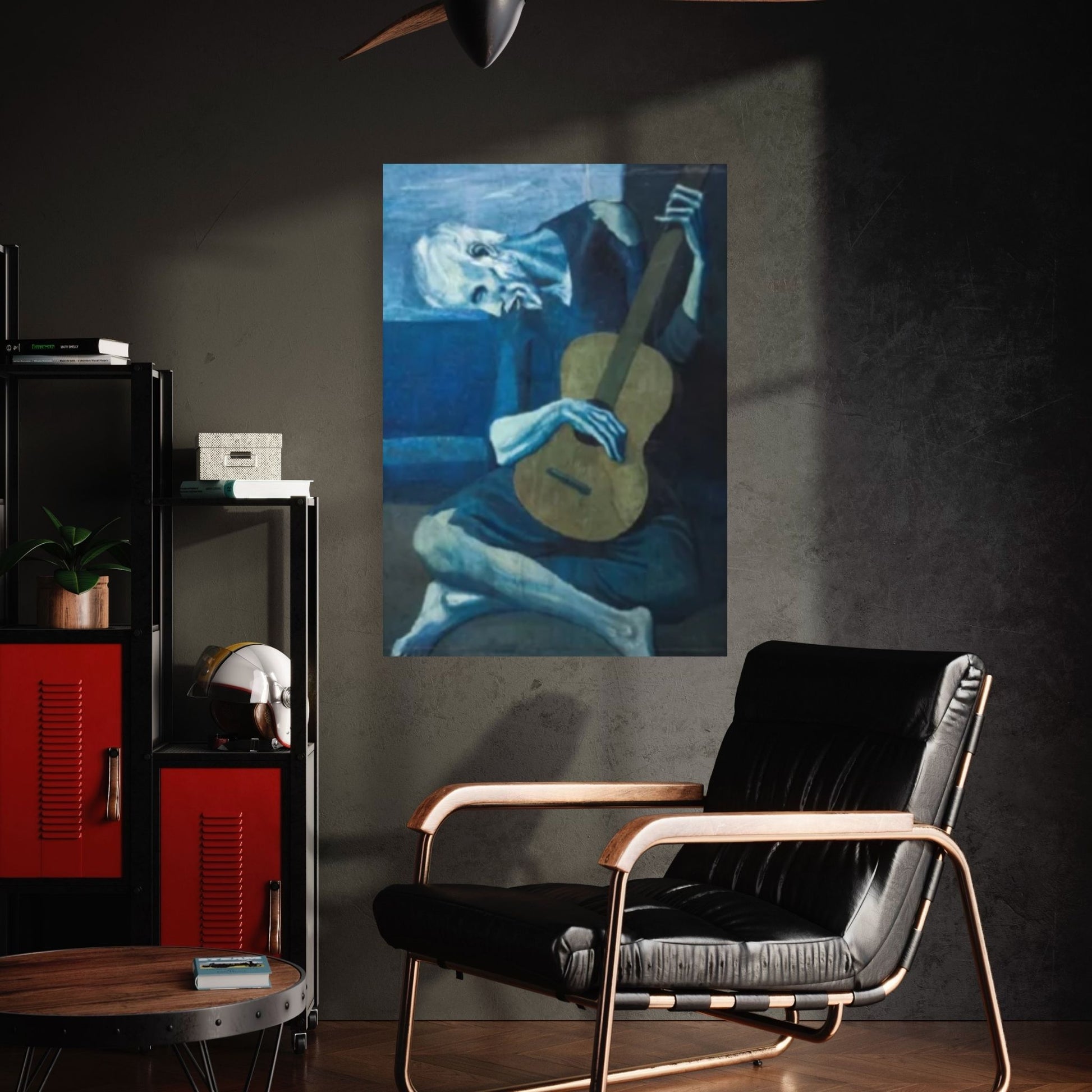 Pablo Picasso Canvas Art, The Old Guitarist Exhibition Canvas Wall Art, Pablo Picasso Print - Y Canvas