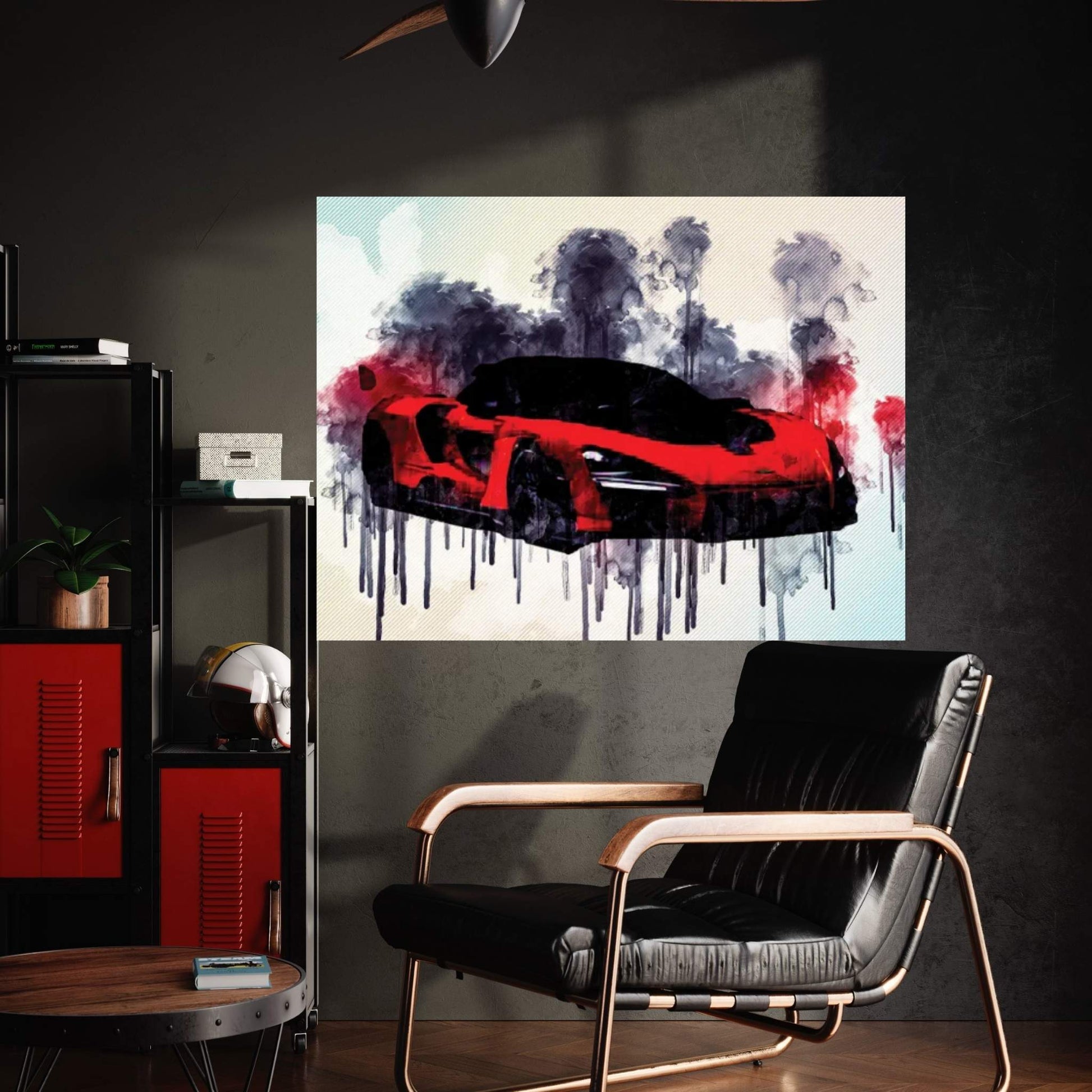 Mclaren Senna 2019 Hypercar Mclaren P1 Red Supercar Sports Canvas Wall Art - Y Canvas