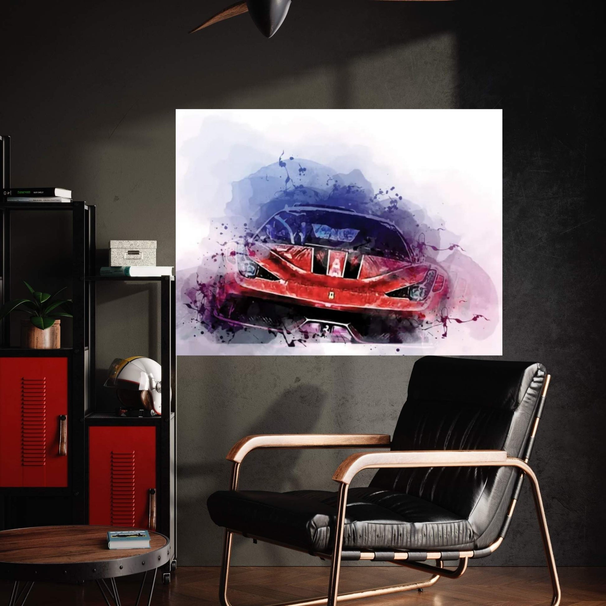 Ferrari 458 1talia Supercars 2015 Canvas Wall Art - Y Canvas