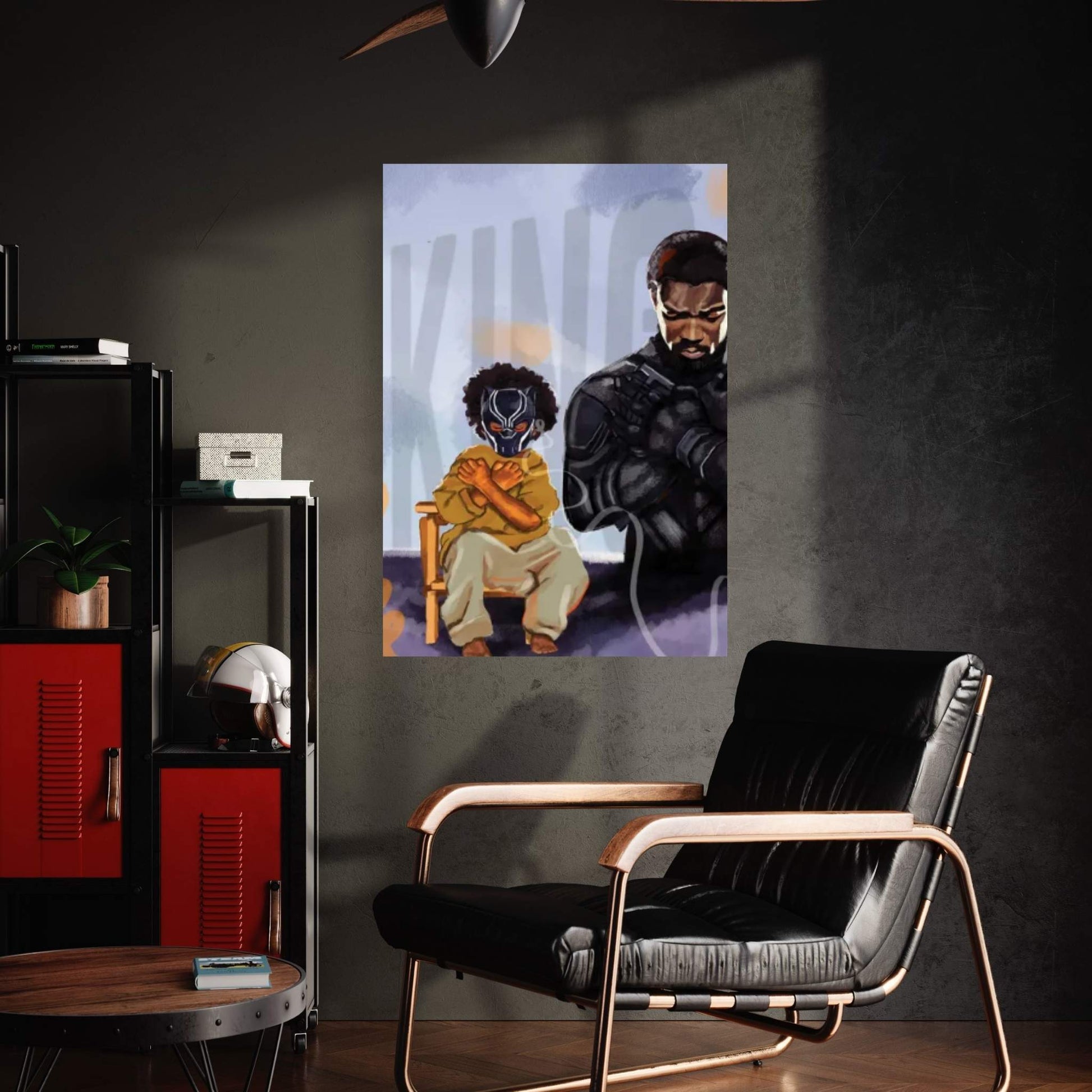 Black Panther Canvas Wall Art - Y Canvas