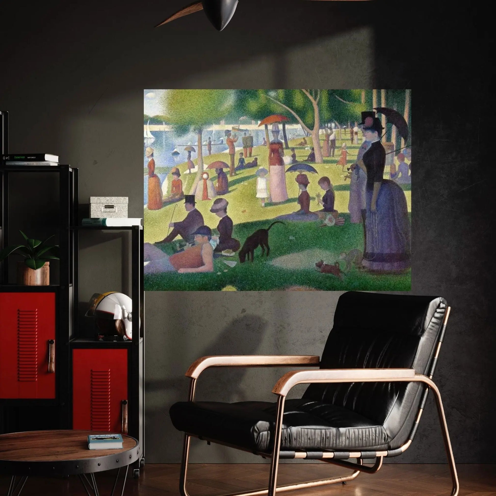 Sunday Afternoon on the Island of La Grande Jatte Canvas Wall Art - Y Canvas