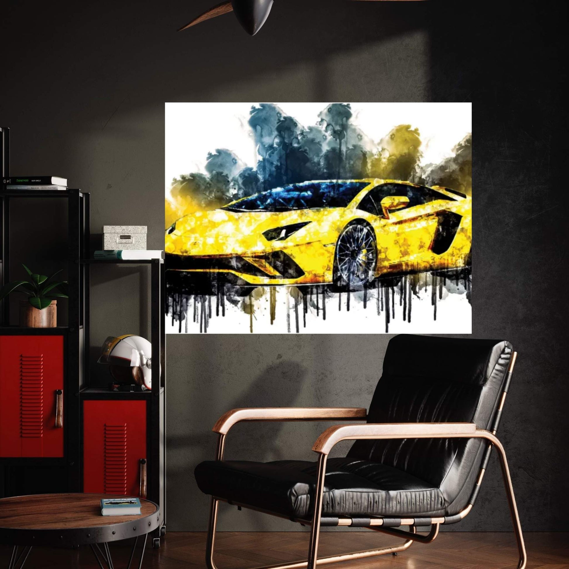 2017 Lamborghini Aventador S Canvas Wall Art - Y Canvas