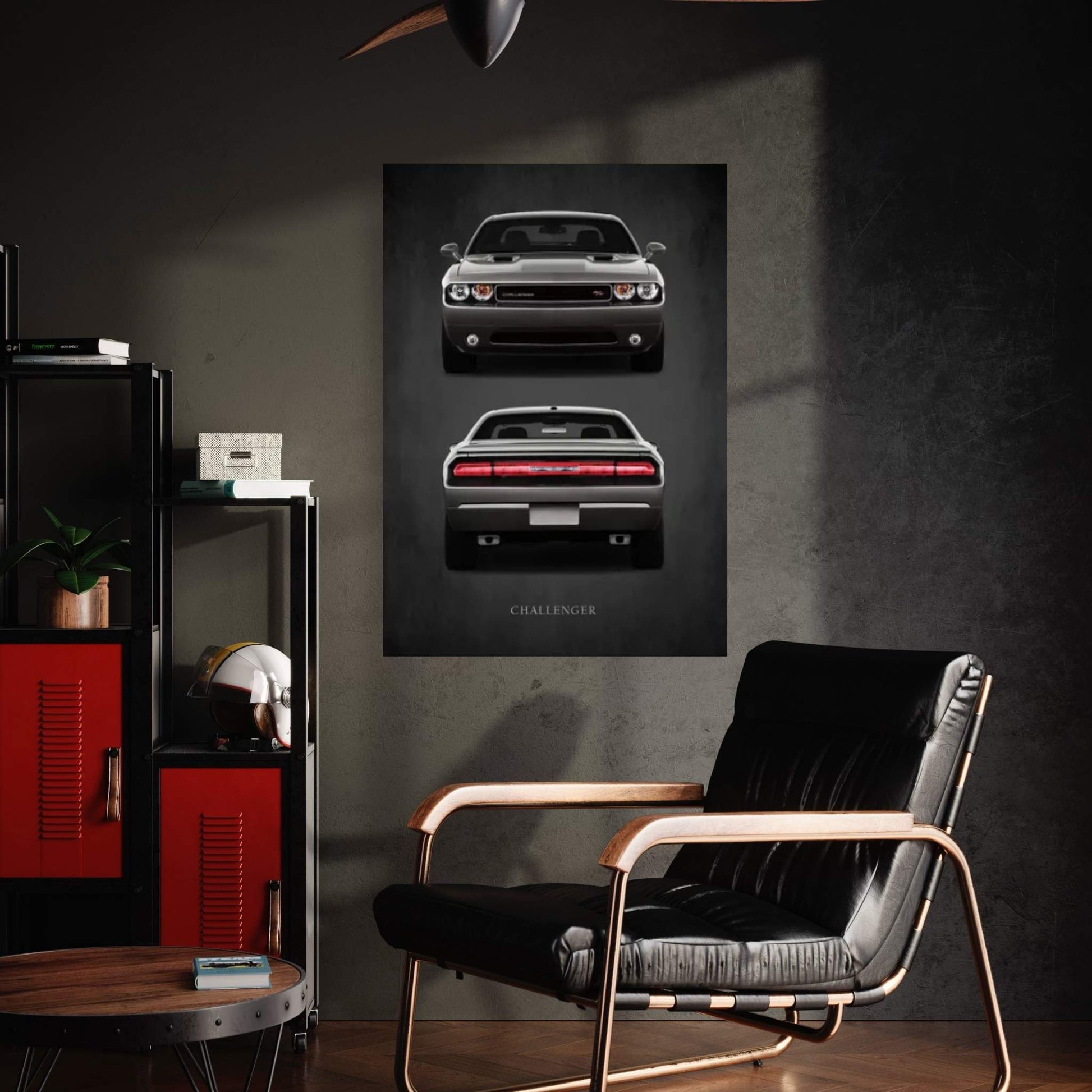 Dodge Challenger RT Canvas Wall Art - Y Canvas