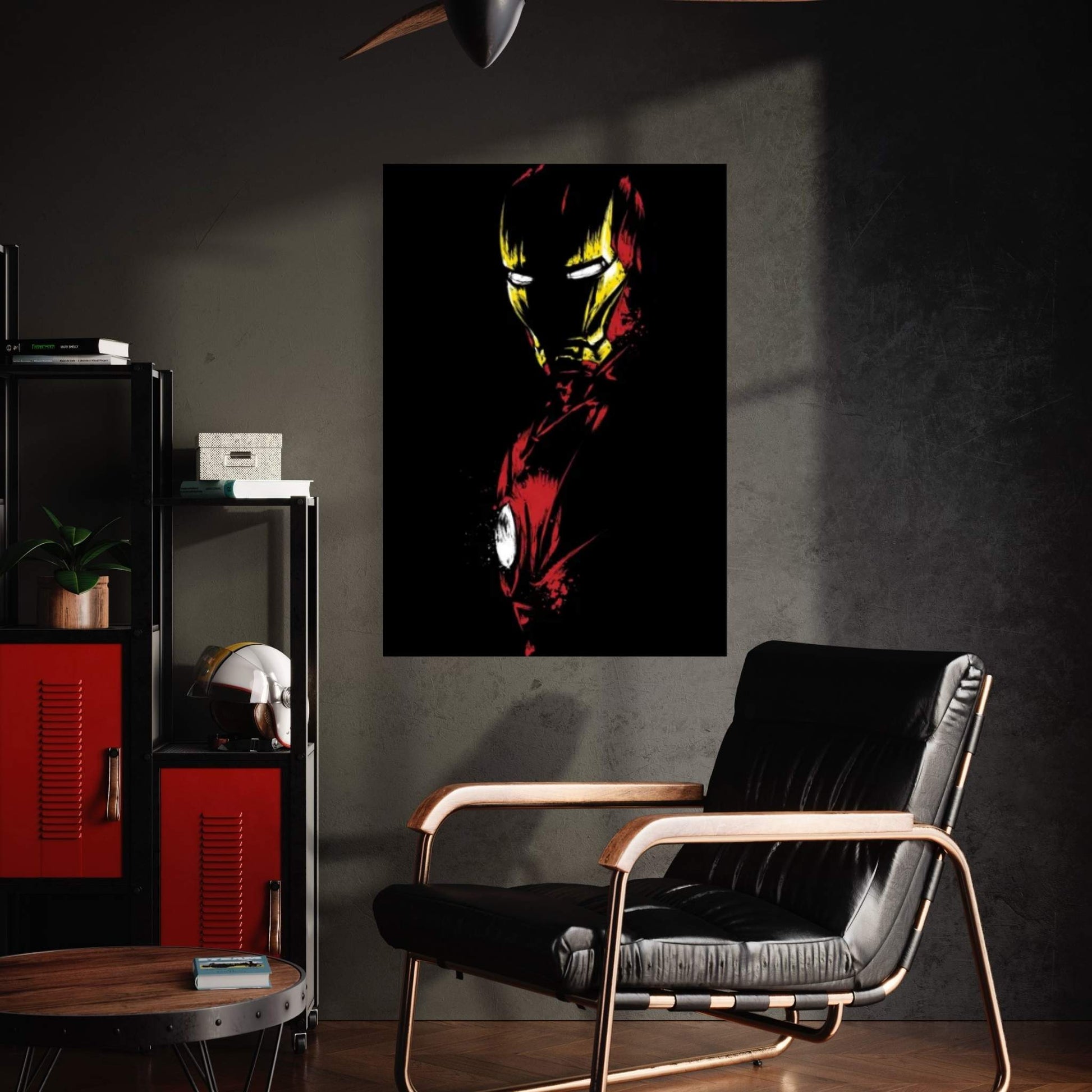 Iron In The Shadows Canvas Wall Art - Y Canvas