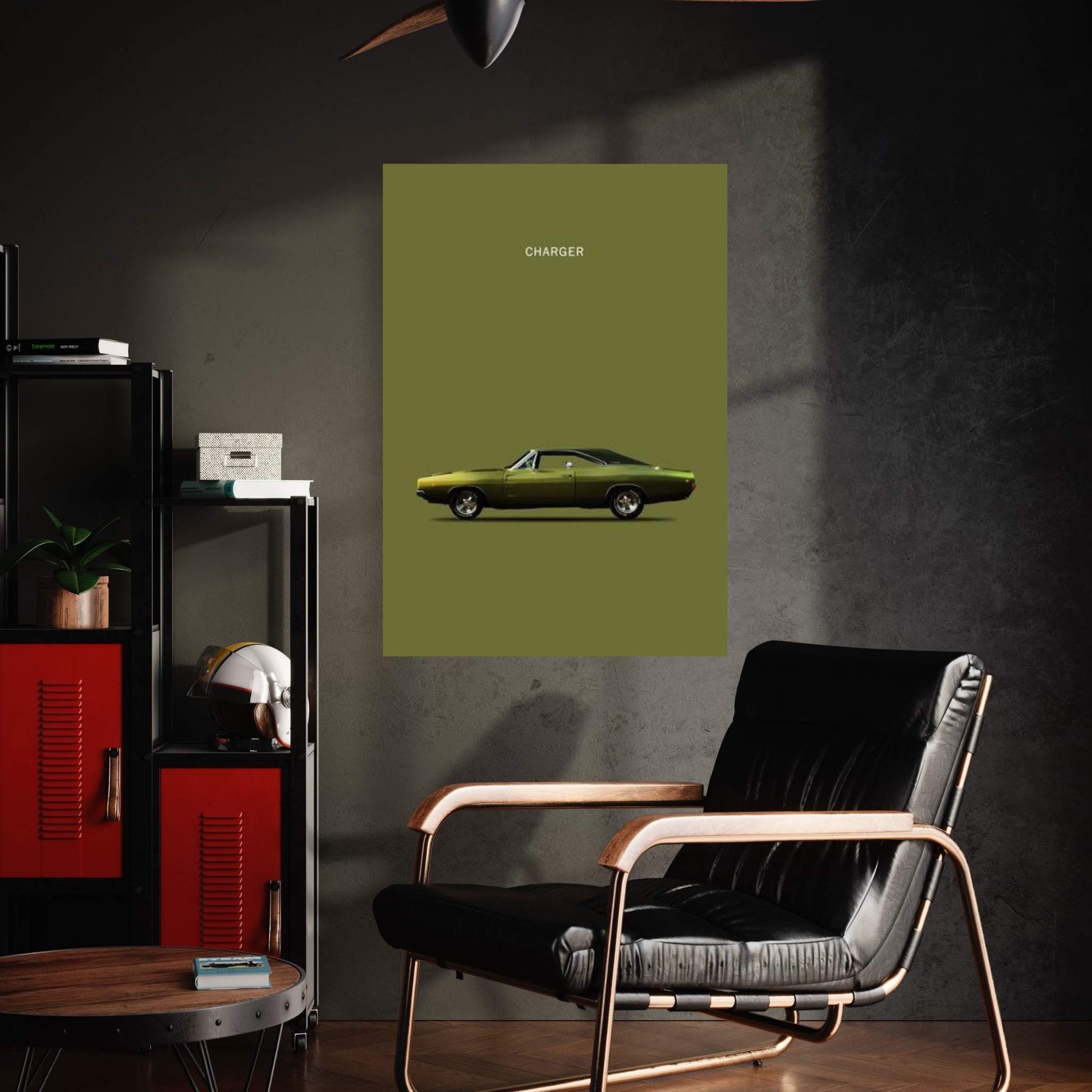 Dodge Charger Canvas Wall Art - Y Canvas