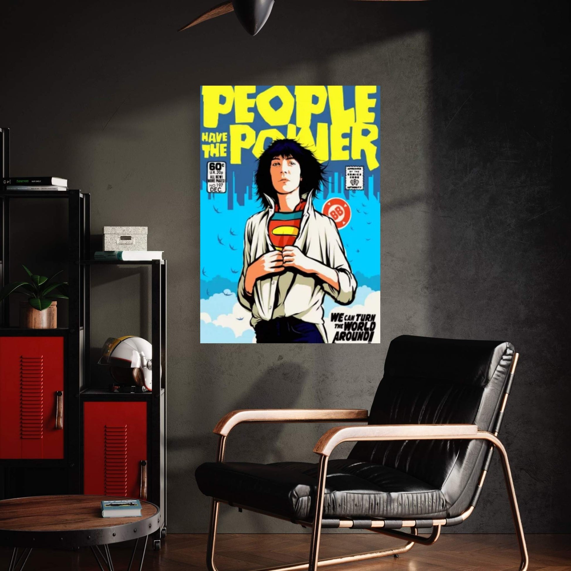 Power To The People Canvas Wall Art - Y Canvas