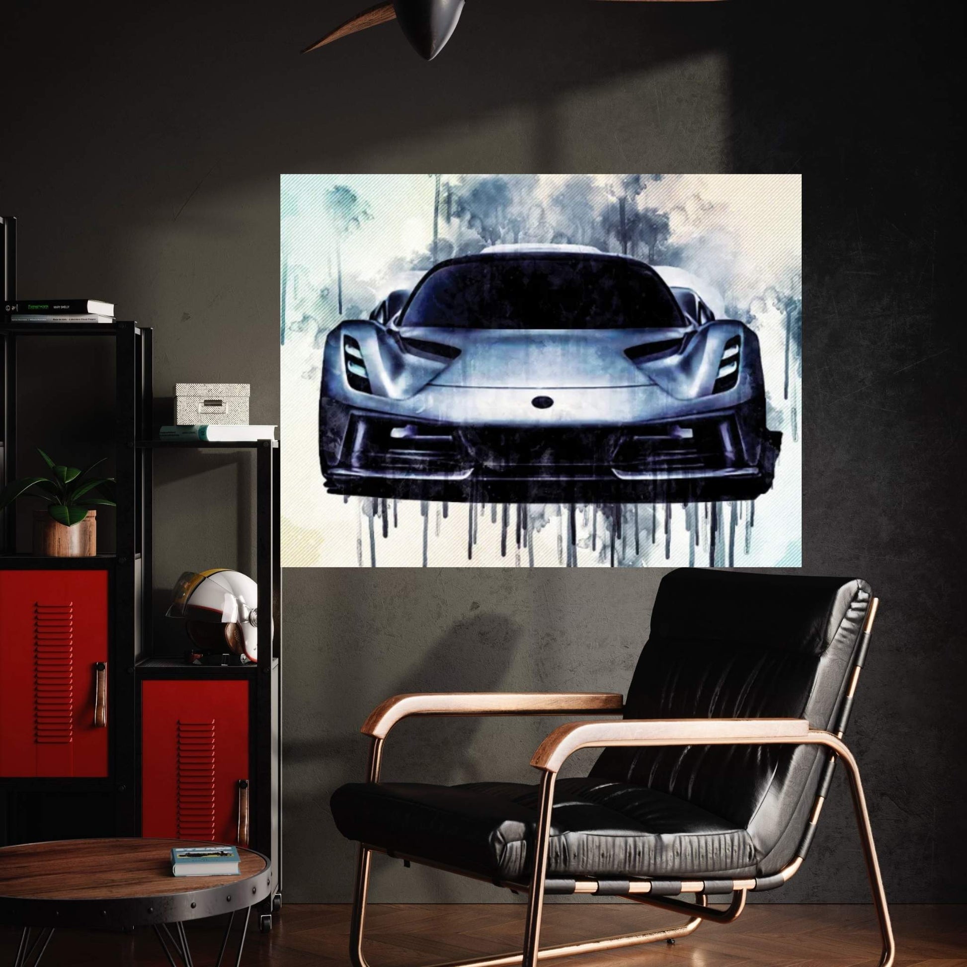 2020 Lotus Evija Front View Hypercar Canvas Wall Art - Y Canvas