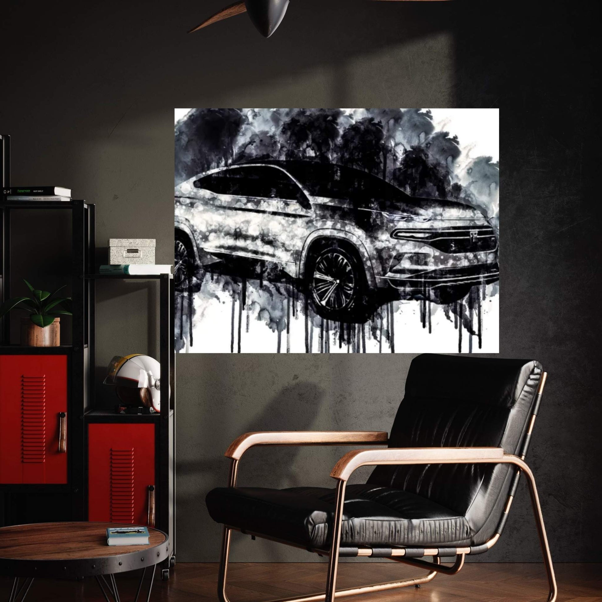 2018 Fiat Fastback SUV Vehicle CDXCVII Canvas Wall Art - Y Canvas