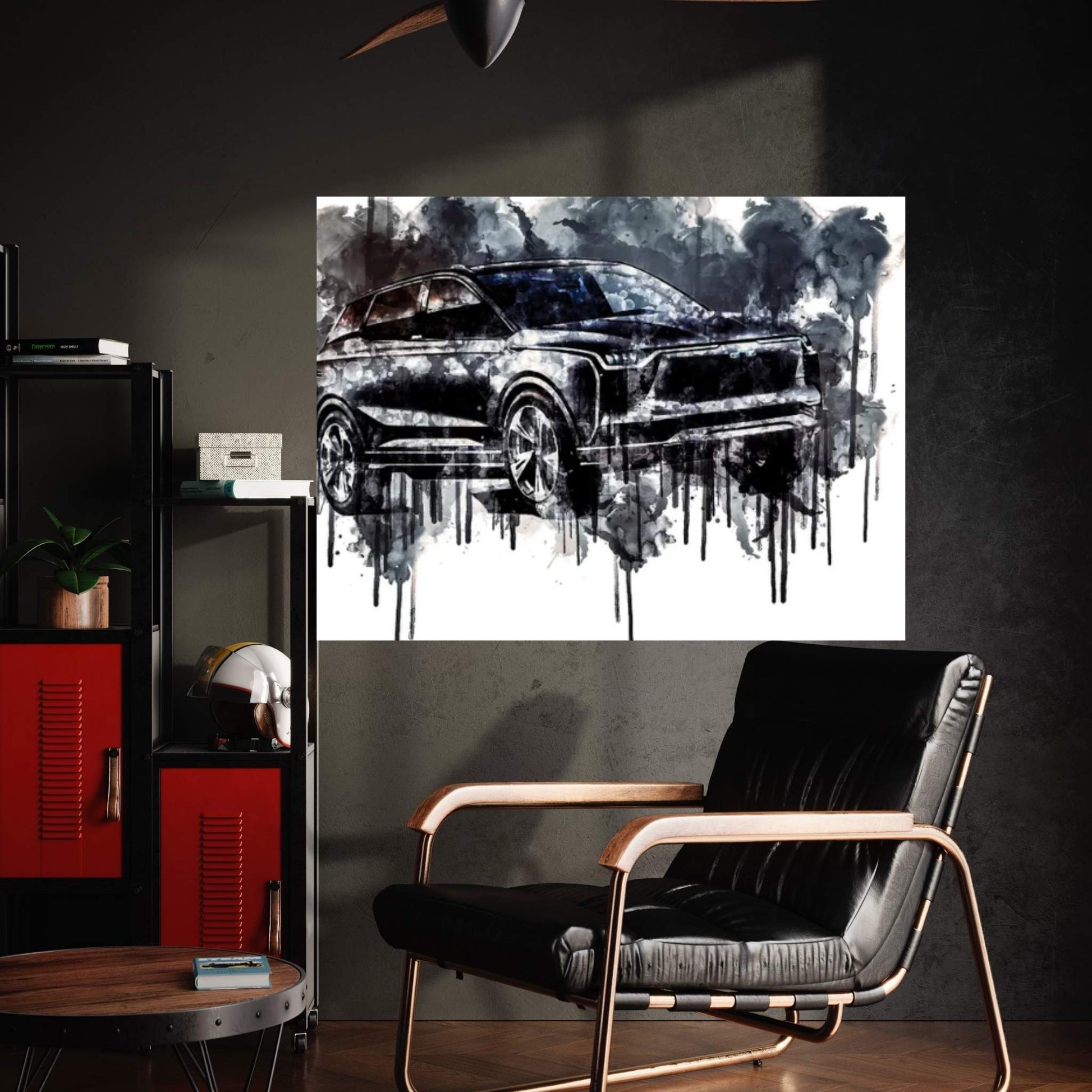 2018 Aiways U5 Ion Electric SUV Vehicle CCCXXXVII Canvas Wall Art - Y Canvas