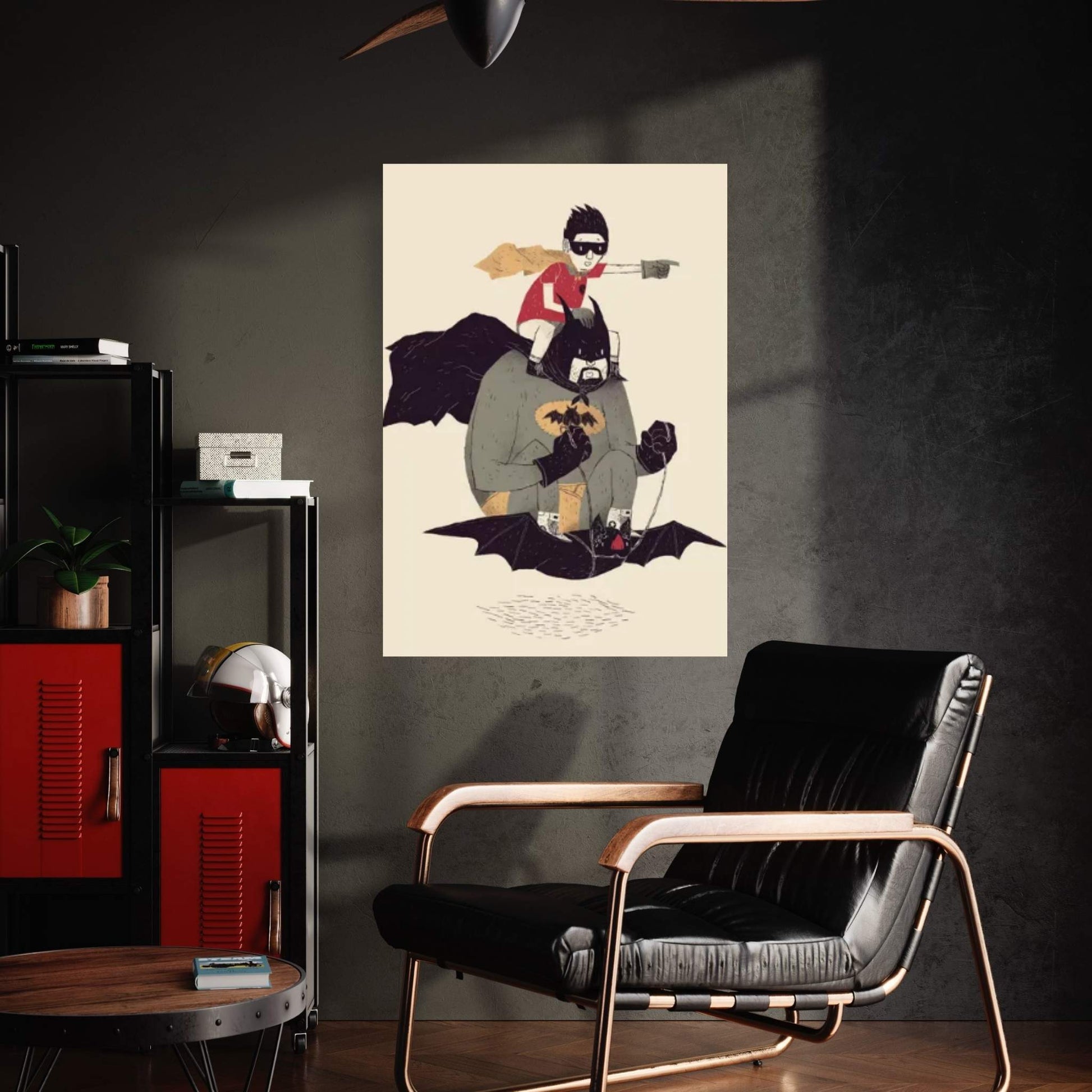 Batmobile Canvas Wall Art - Y Canvas