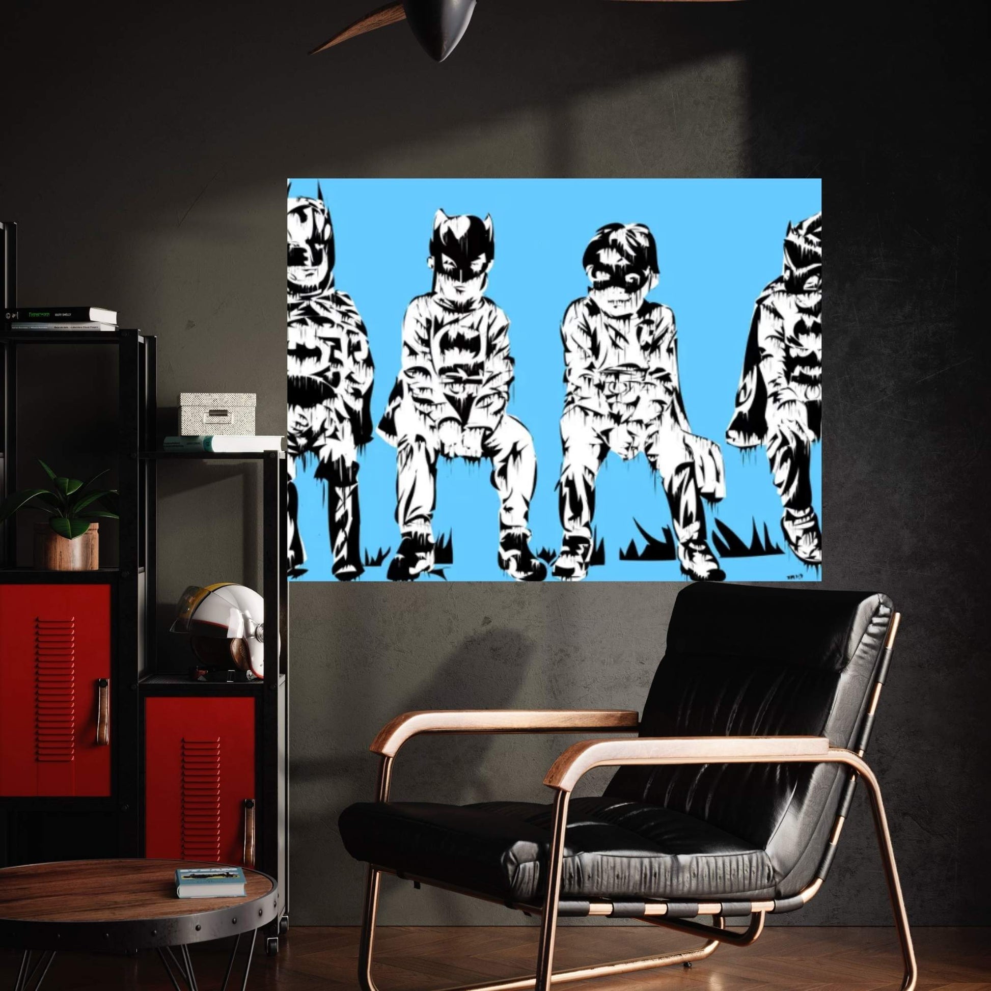 Baby Batmans Canvas Wall Art - Y Canvas