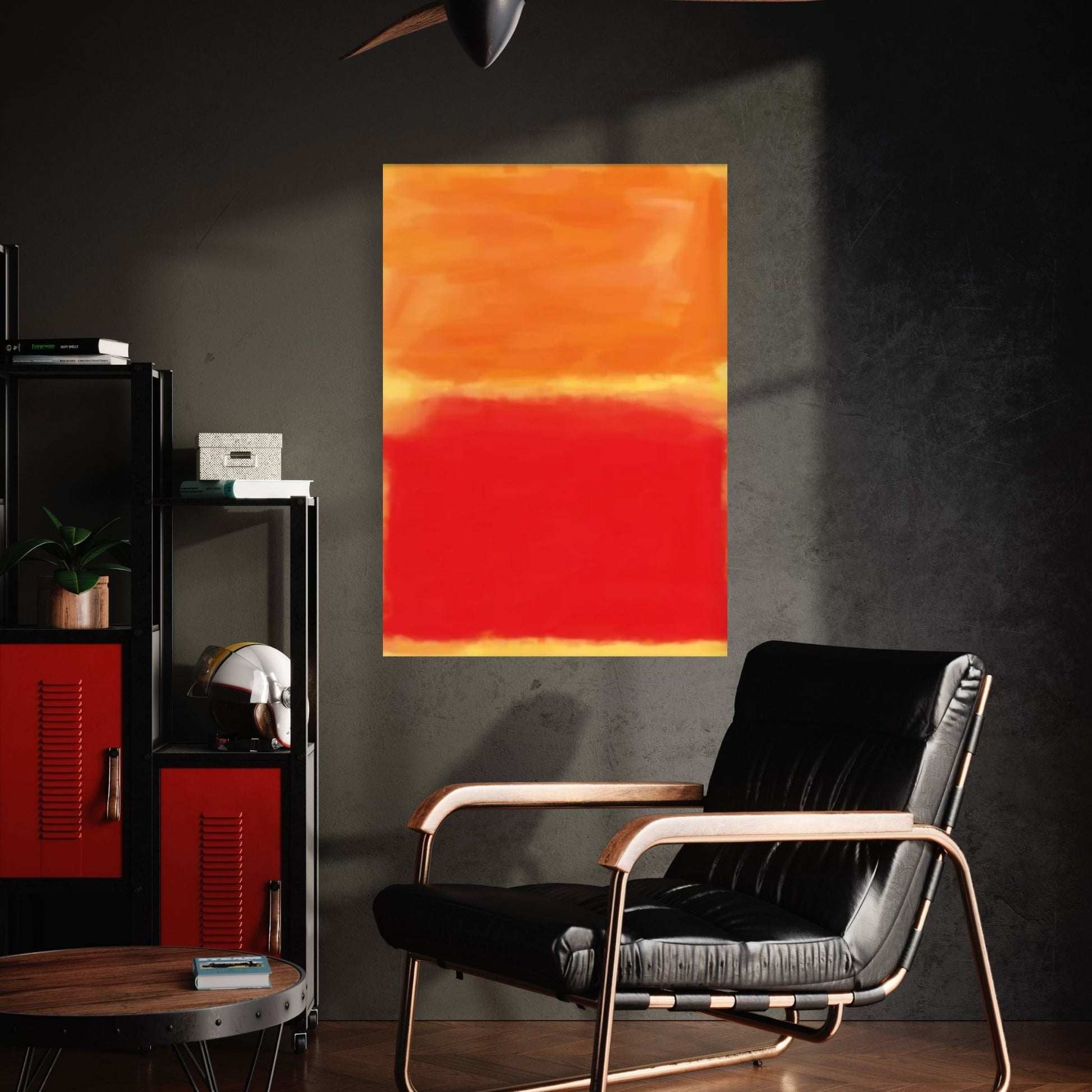 Mark Rothko Exhibition Canvas Wall Art Poster, Minimalist Decor - Y Canvas