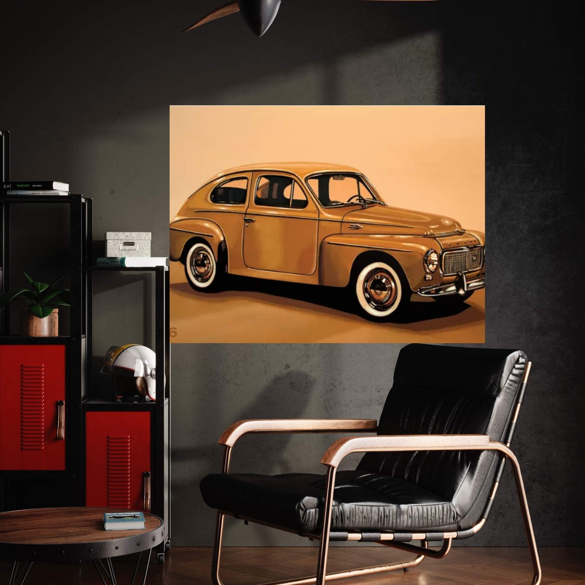 Volvo PV 544 1958 Canvas Wall Art - Y Canvas