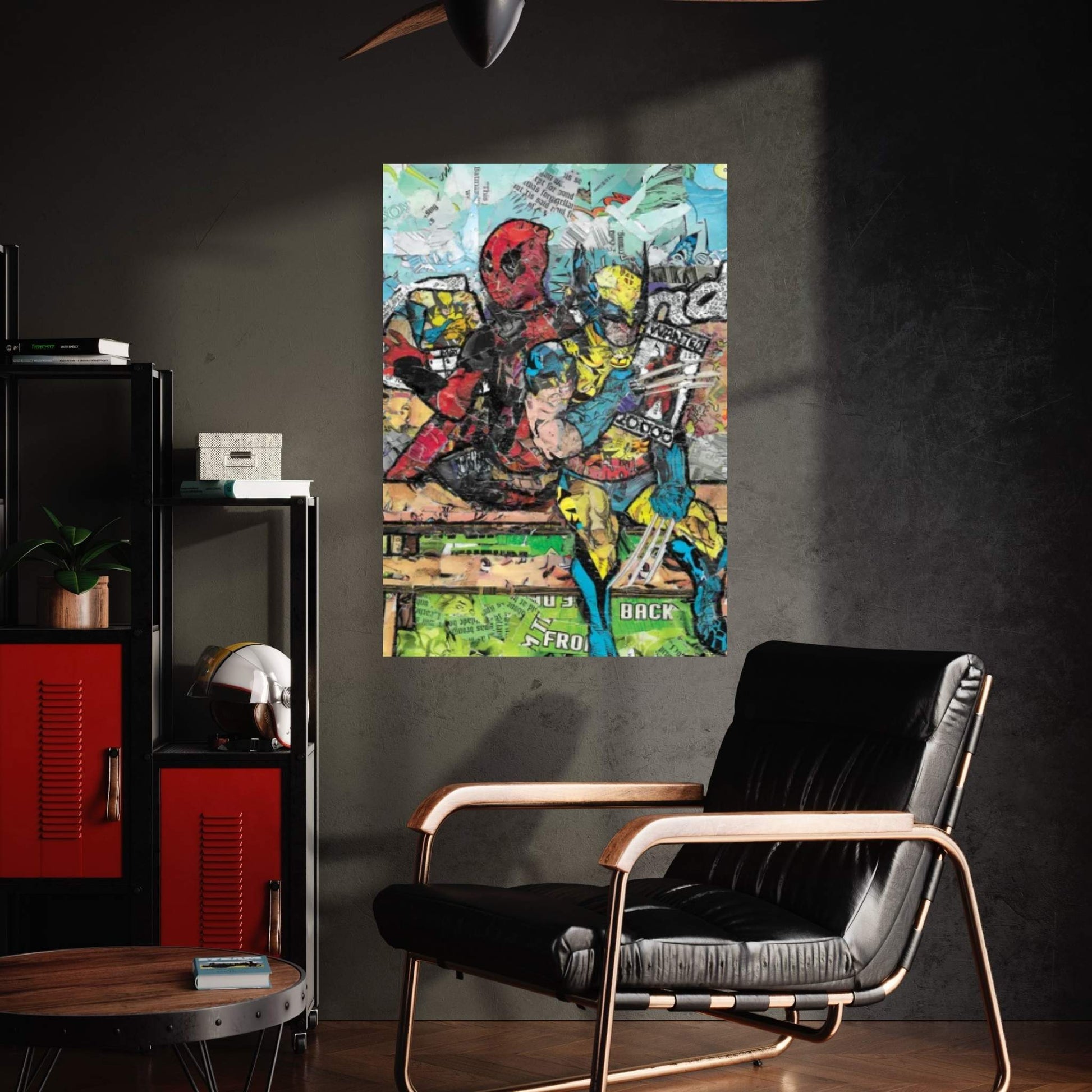 Deadpool & Wolverine Cleveland Edgewater Beach Canvas Wall Art - Y Canvas