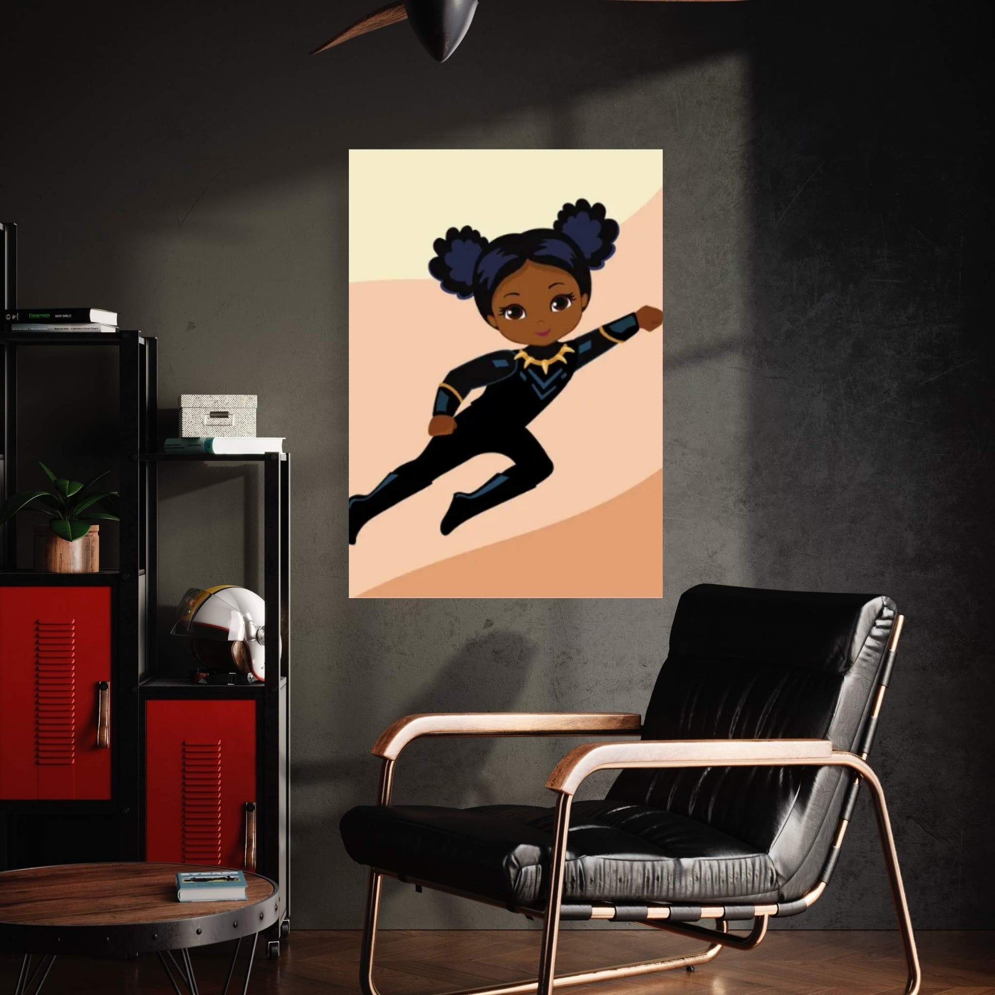 Black Panther Baby Canvas Wall Art - Y Canvas