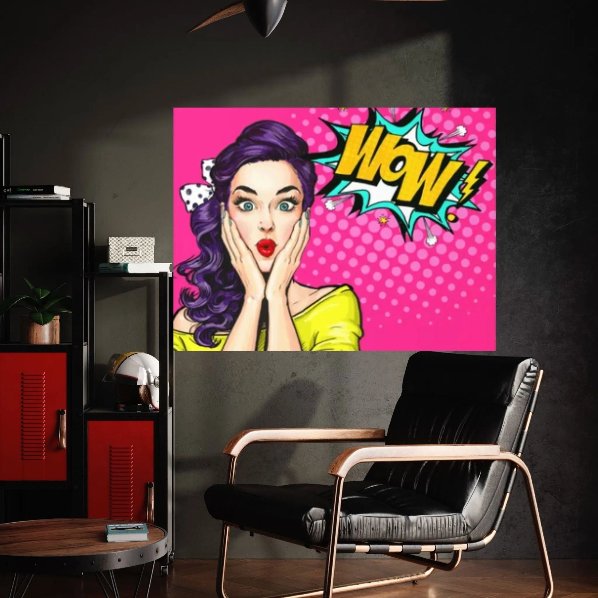 Pop Art Woman Wall Art, Comic Pop Art, Retro Comic - Y Canvas