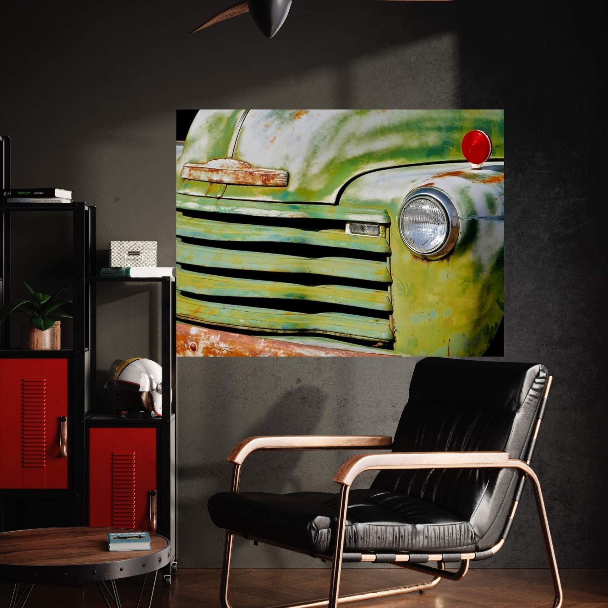 Green Grill Canvas Wall Art - Y Canvas