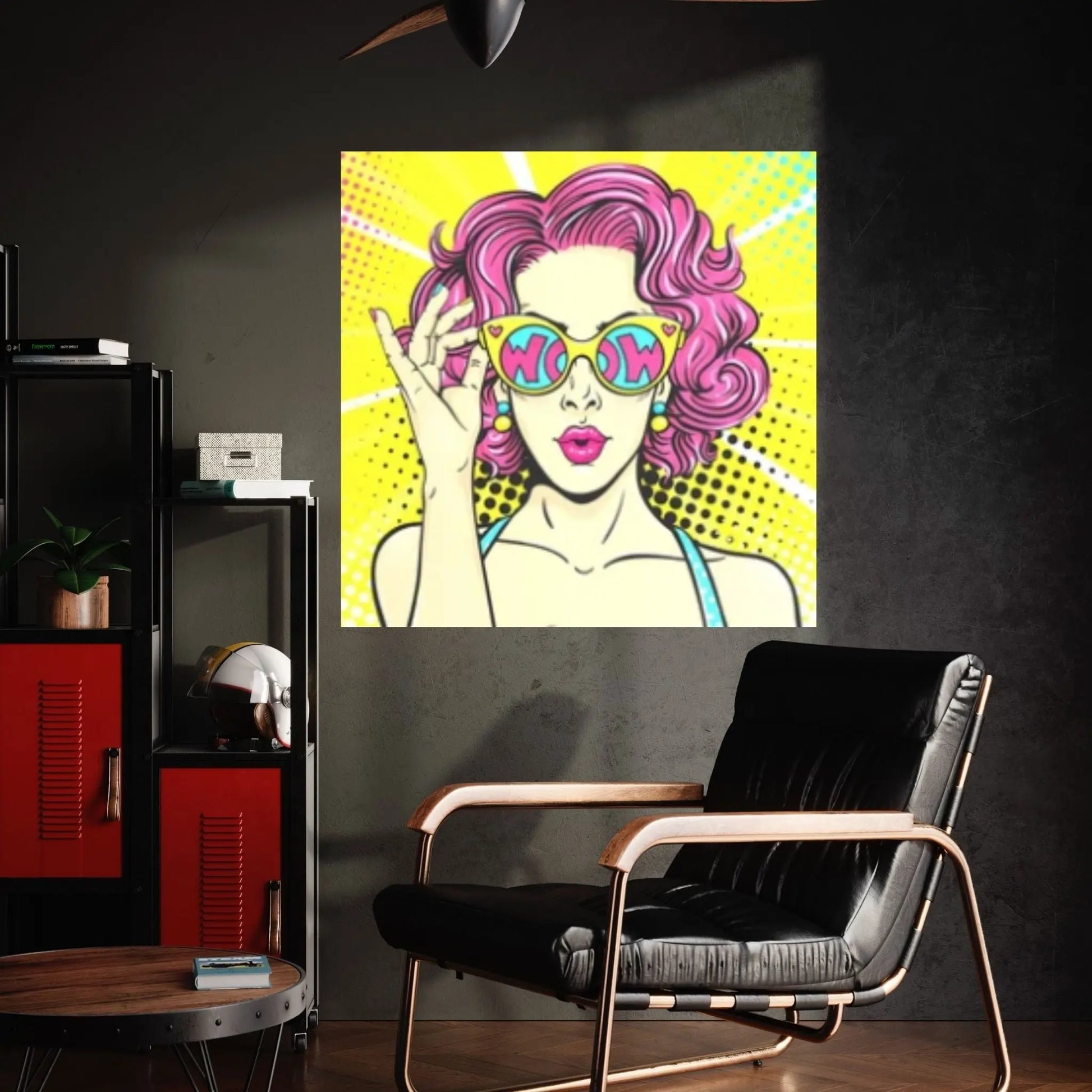 Pop Art Woman Wall Art, Comic Pop Art, Retro Comic - Y Canvas