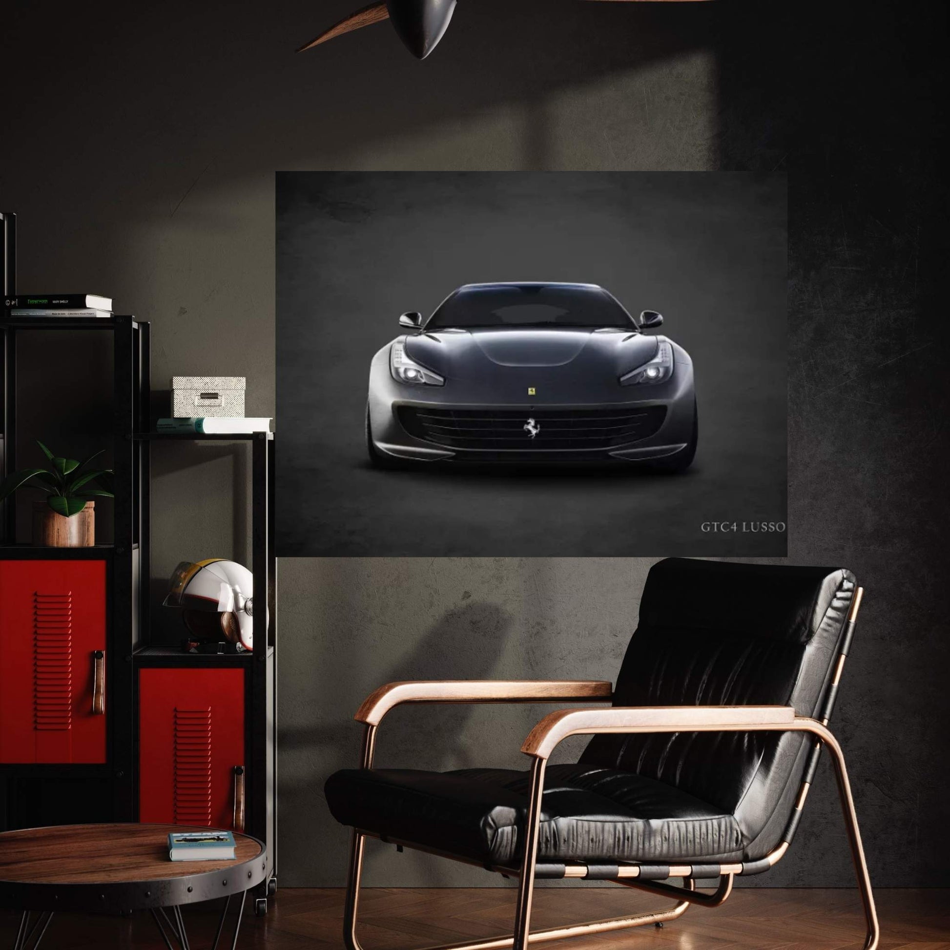 Ferrari GTC4Lusso Canvas Wall Art - Y Canvas