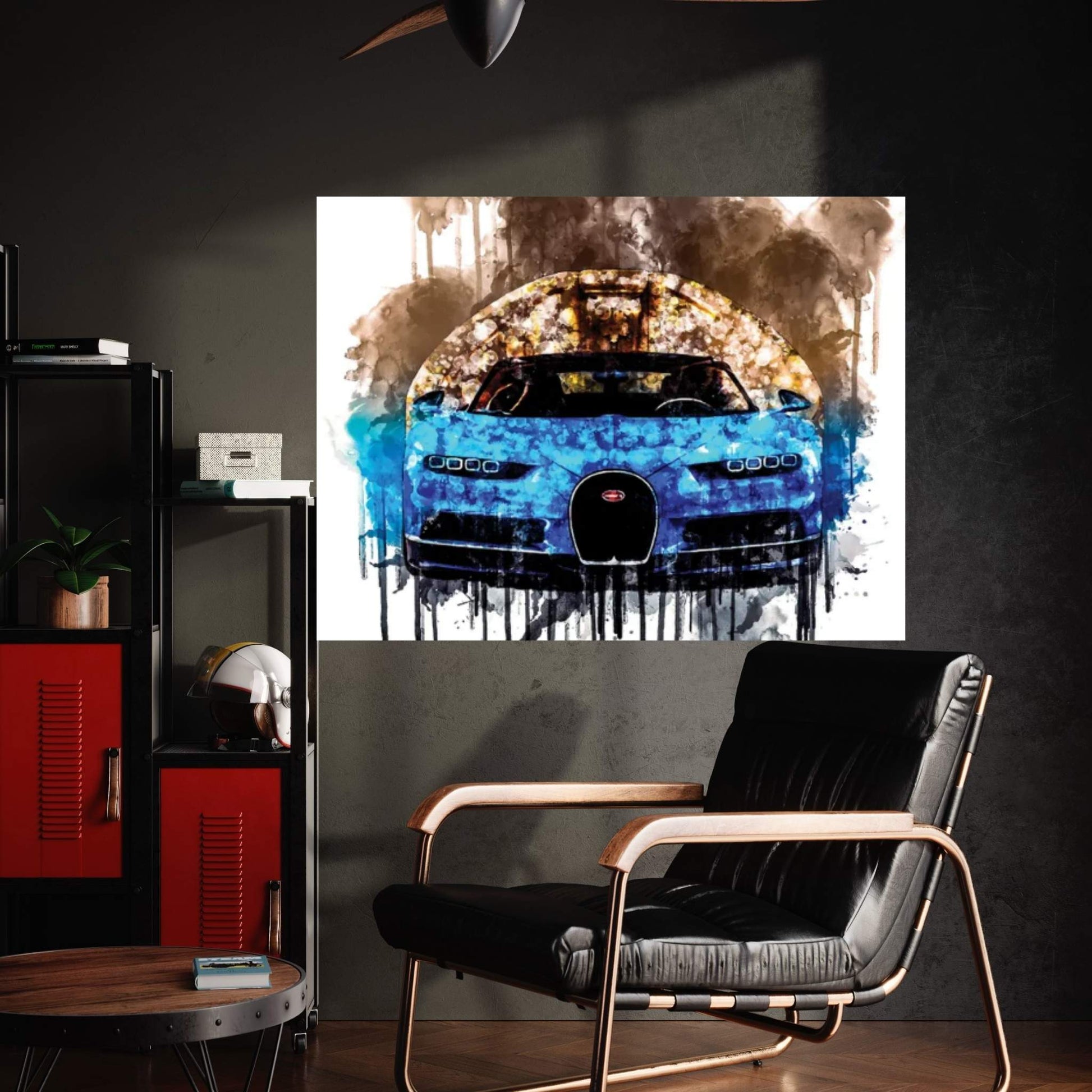 2017 Bugatti Chiron Canvas Wall Art - Y Canvas