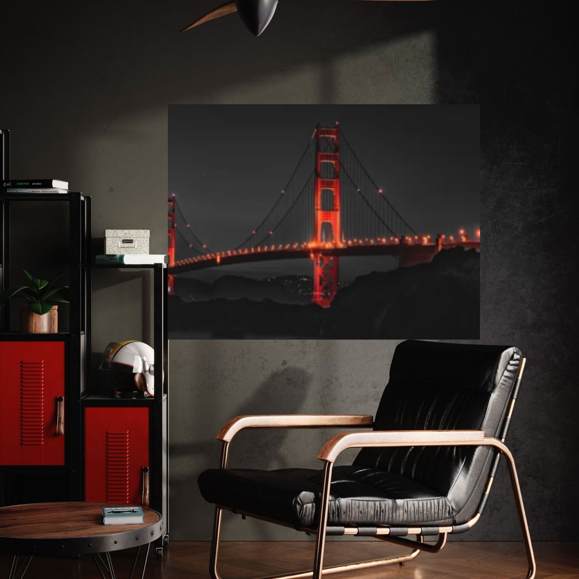 San Francisco Panoramic Canvas Print, San Francisco Canvas Wall Art, Golden Gate Bridge Canvas - Y Canvas