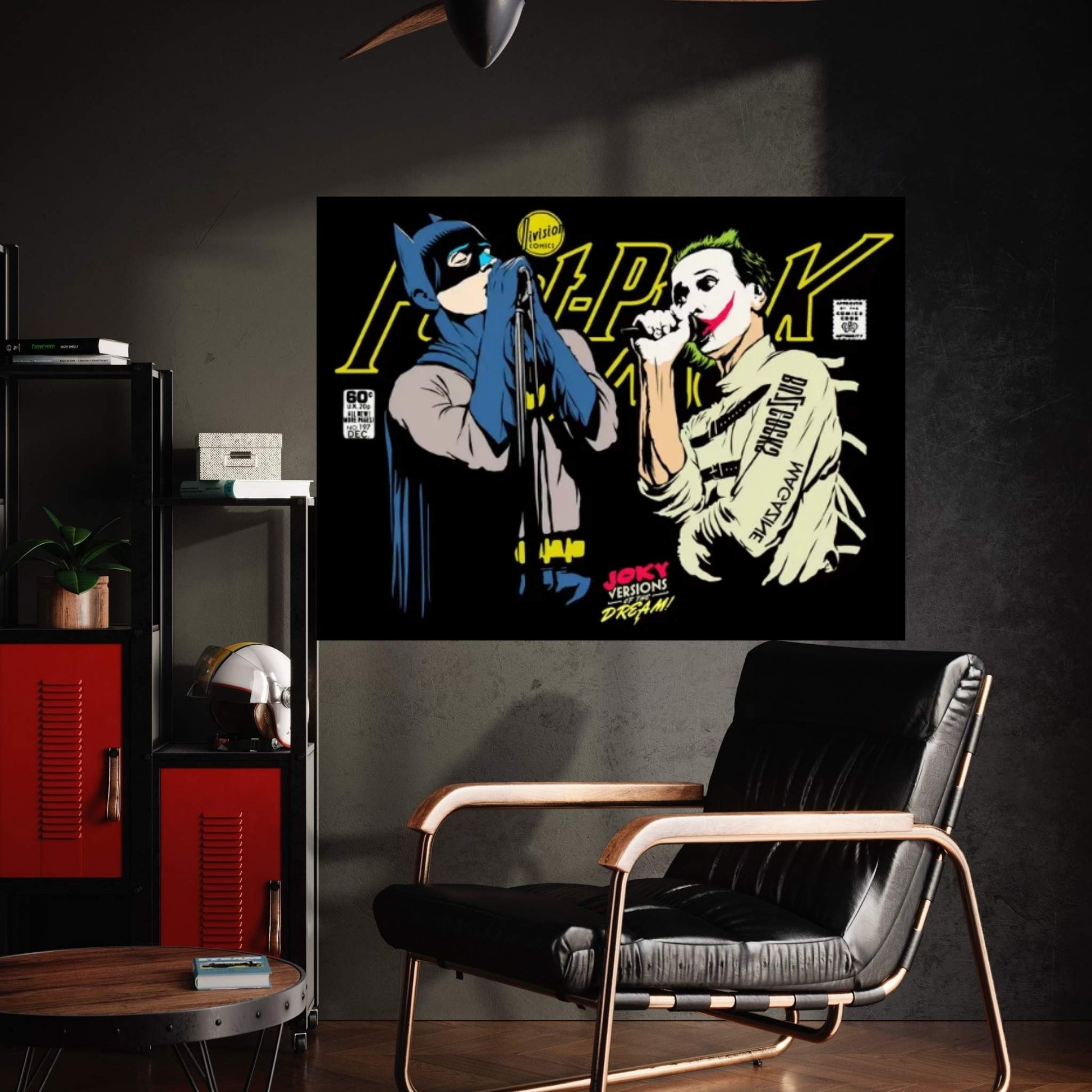 The Post-Punk Face-Off Canvas Wall Art - Y Canvas