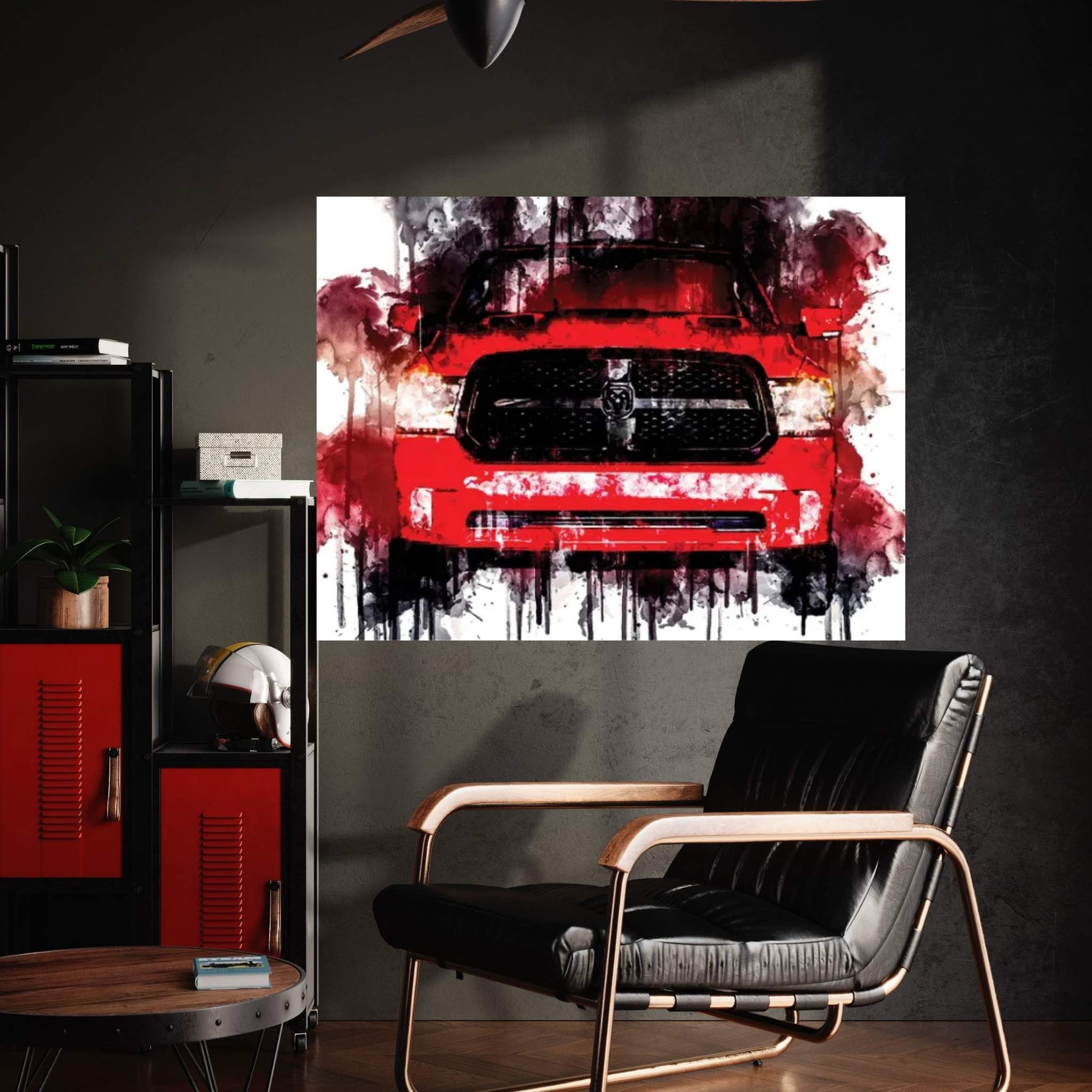 2017 Ram 1500 Night Canvas Wall Art - Y Canvas