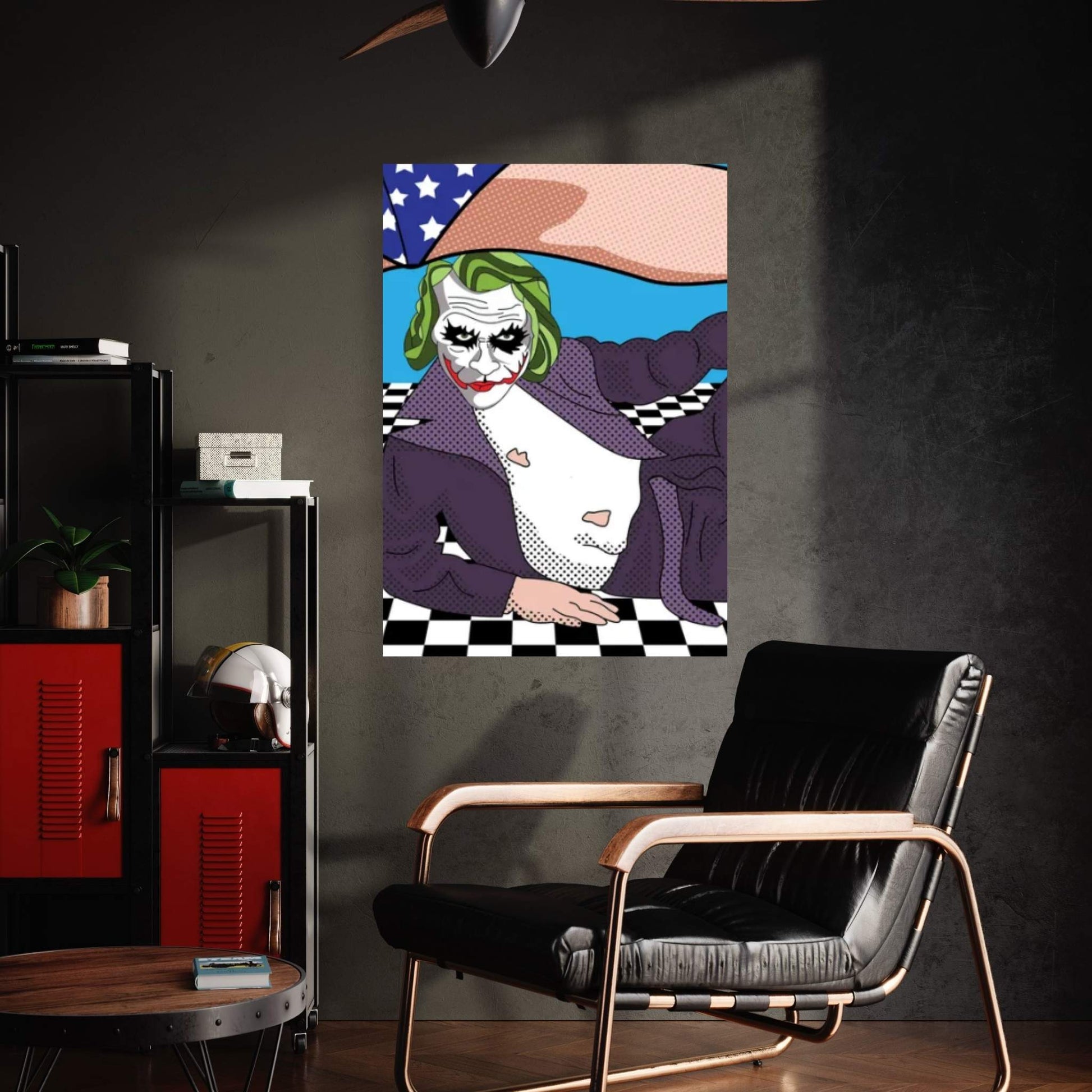 Joker Bod Canvas Wall Art - Y Canvas