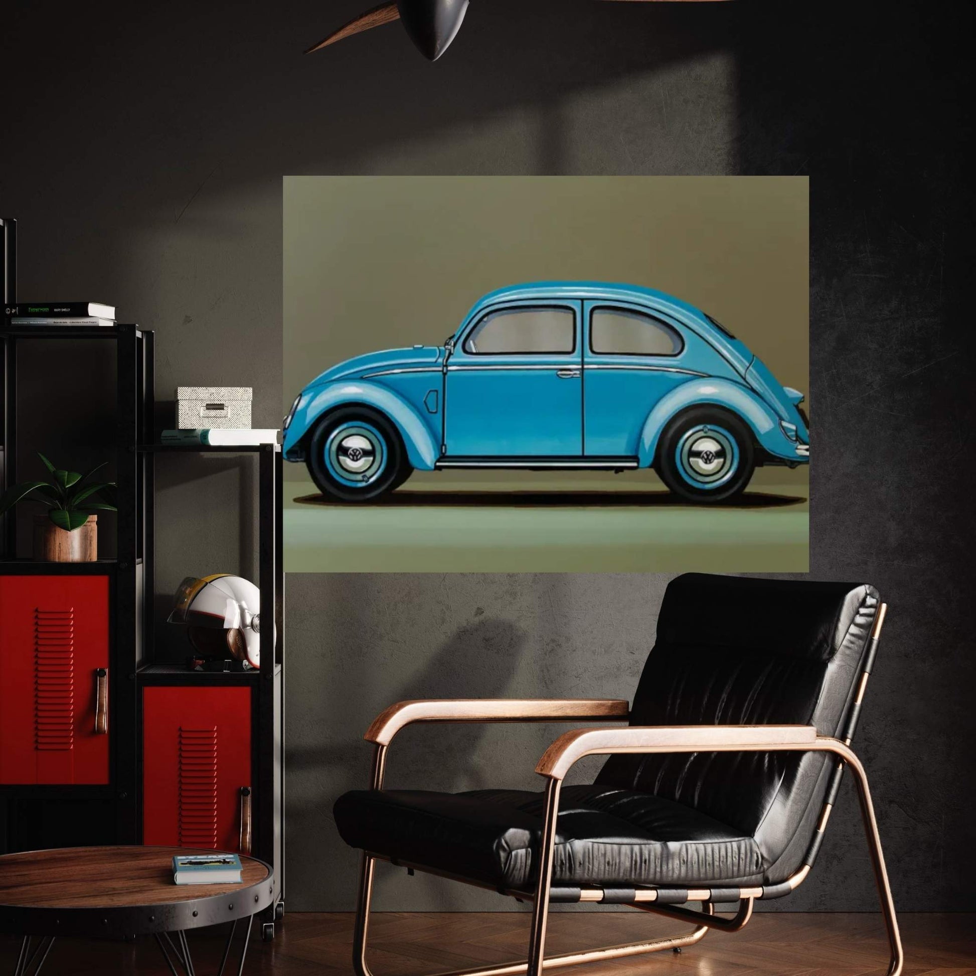 Volkswagen Beetle 1955 Canvas Wall Art - Y Canvas